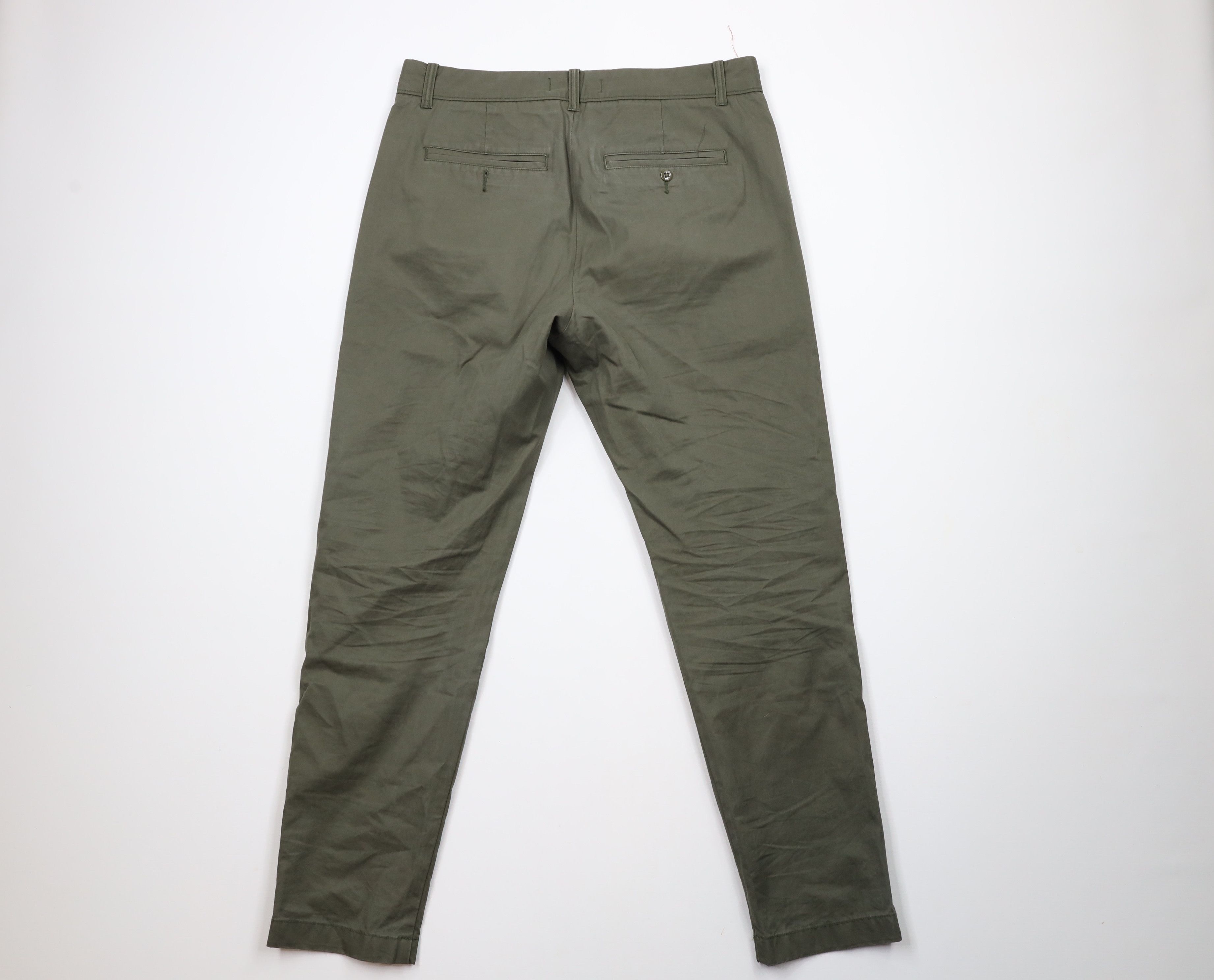 Madewell × Vintage Madewell Lightweight Relaxed Taper Leg Chino Pants Green Size US 32 / EU 48 - 9 Thumbnail