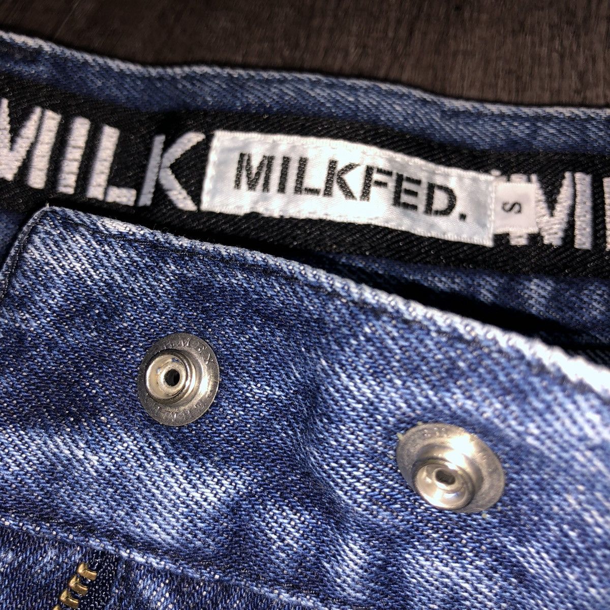 Designer × Japanese Brand × Vintage Milkfed Jeans Japanese Brand Size 28" / US 6 / IT 42 - 9 Thumbnail