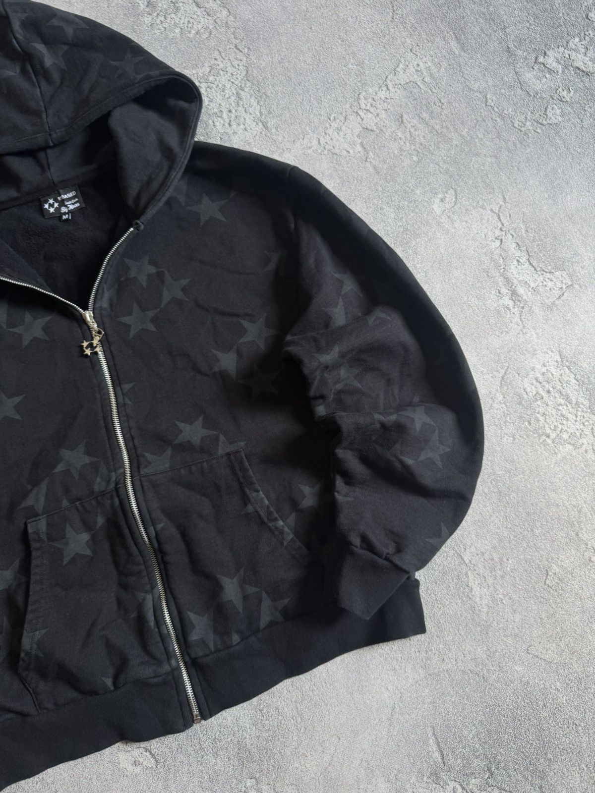 Designer 99BASED M zip heavyweight monogram STAR ⭐ OG hoodie jumper Size US M / EU 48-50 / 2 - 4 Thumbnail
