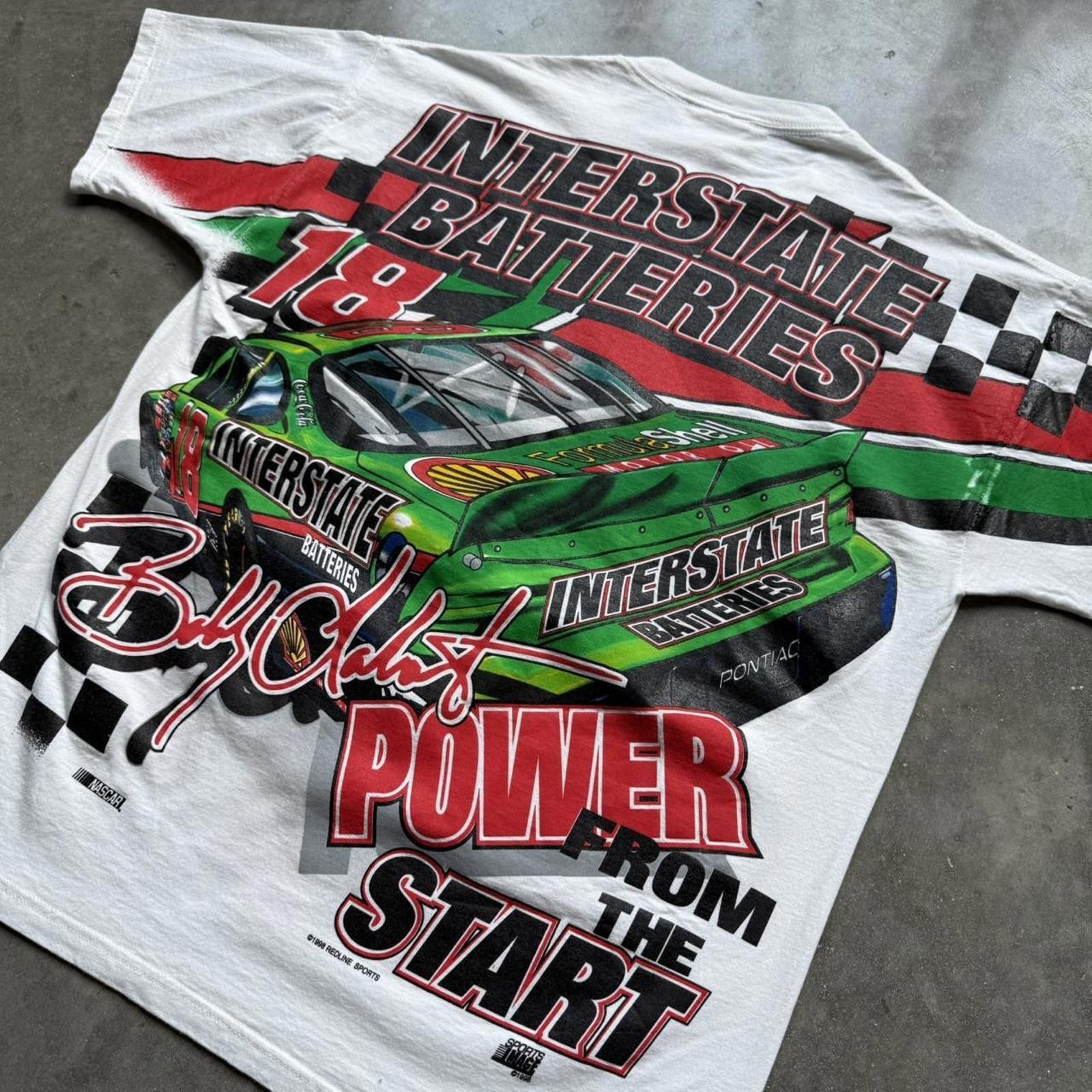 NASCAR Licensed NASCAR Bobby Labonte 1998 AOP Vintage 90's T-shirt Size US M / EU 48-50 / 2 - 4 Thumbnail
