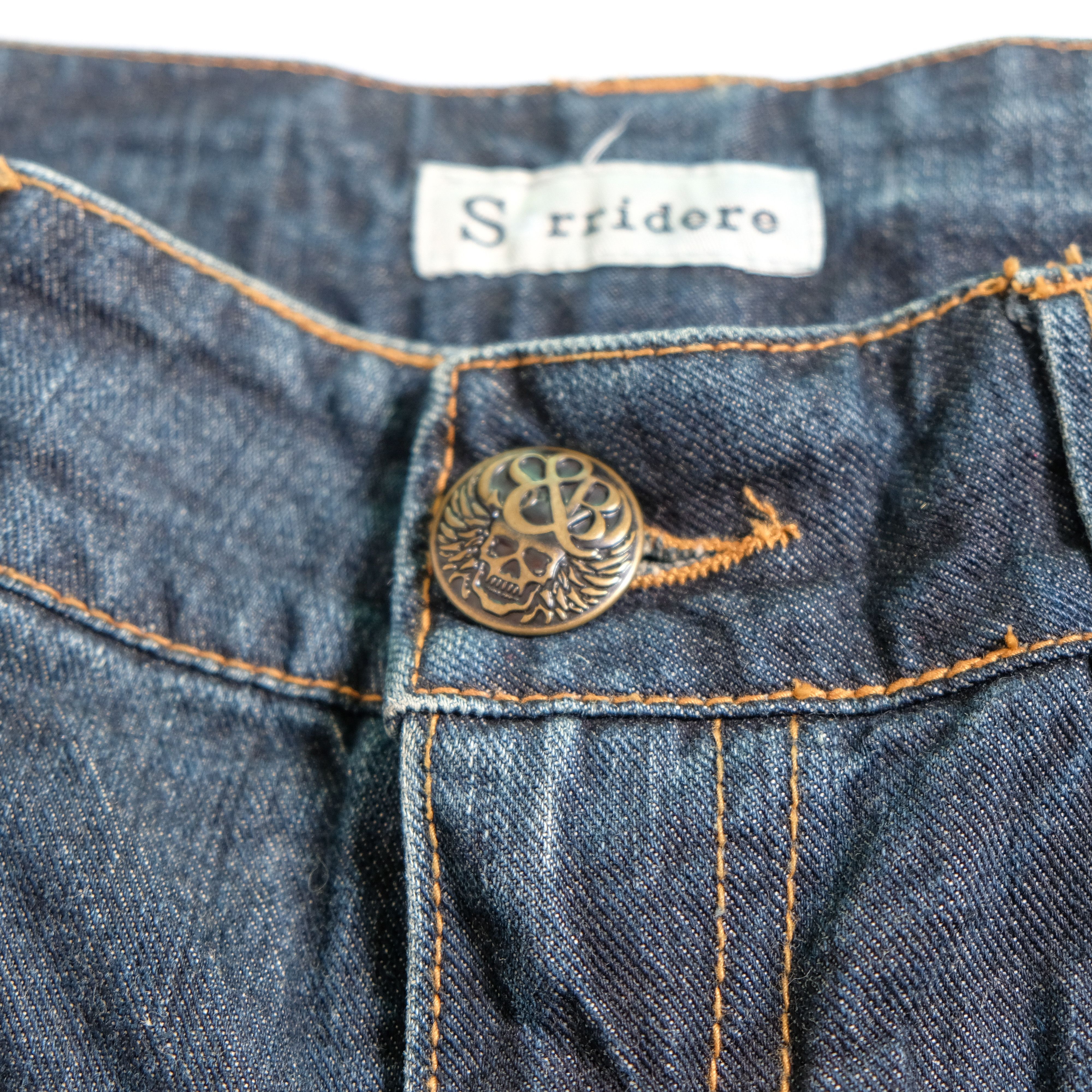 Other Sorridere splashed wing distressed short denim Size US 33 - 5 Thumbnail
