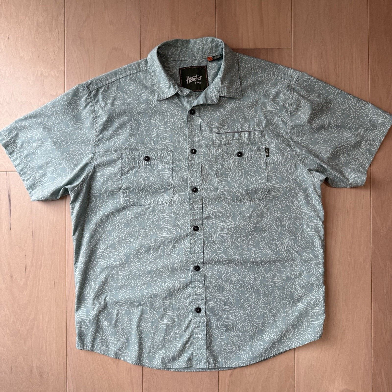 Howler Brothers Howler Bros Aransas Shirt Large Light Green Western Cowboy Size US L / EU 52-54 / 3 - 2 Thumbnail