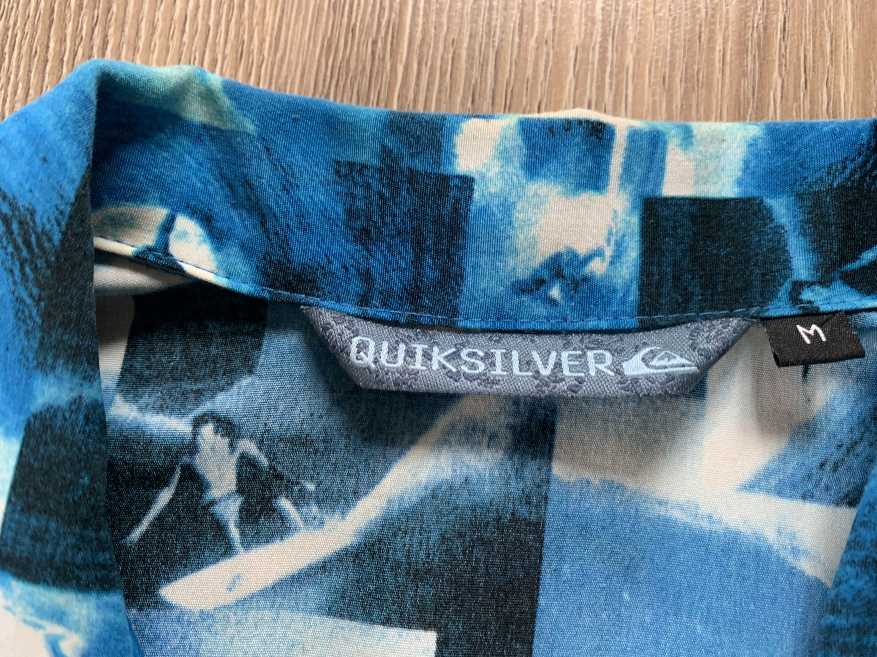 Quiksilver Quicksilver Blue Vintage Hawaiian Shirt Size US M / EU 48-50 / 2 - 6 Thumbnail