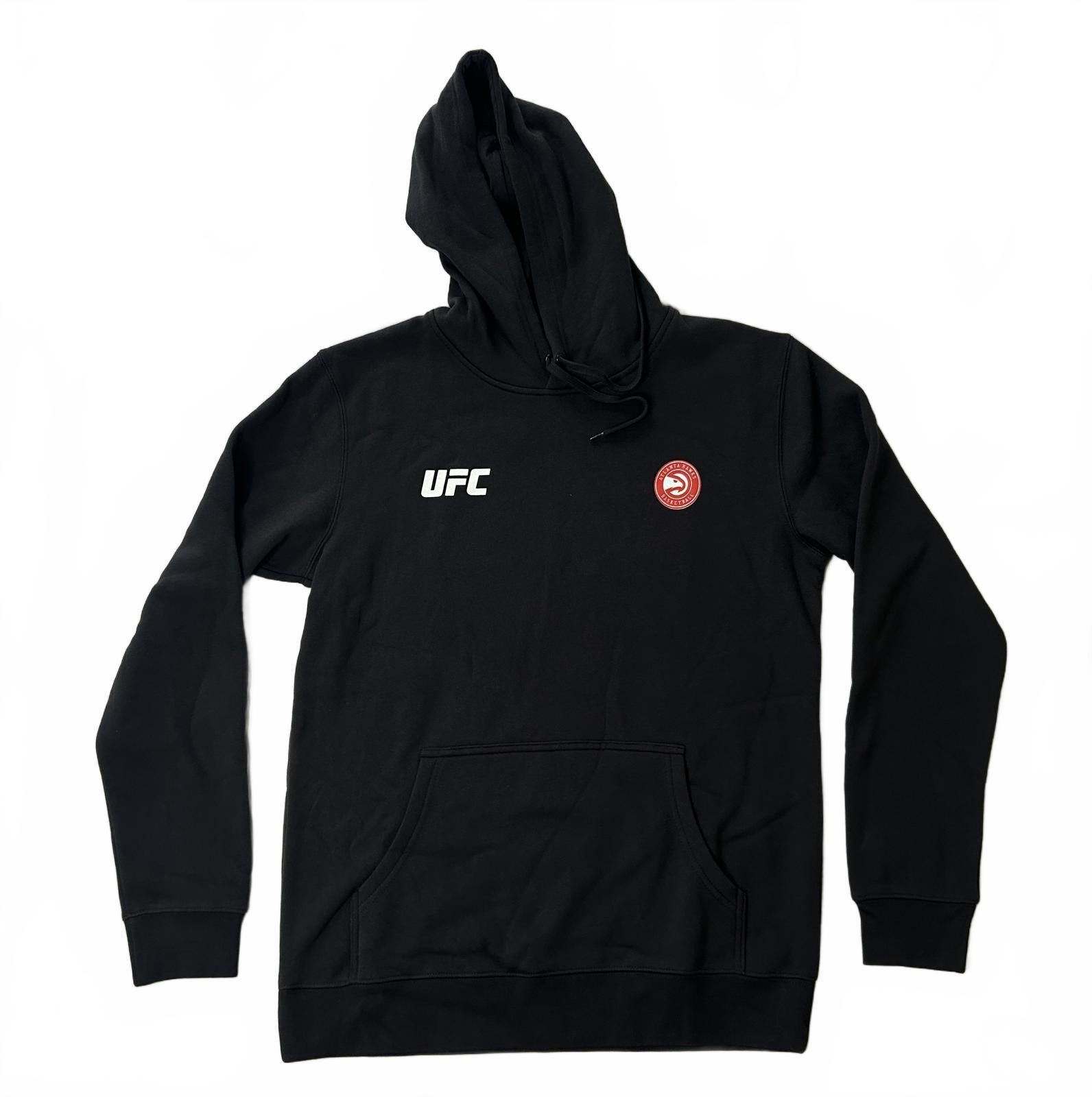 UFC UFC X Atlanta Hawks Black Hoodie Mens Medium NBA NWOT Size US M / EU 48-50 / 2 - 2 Thumbnail