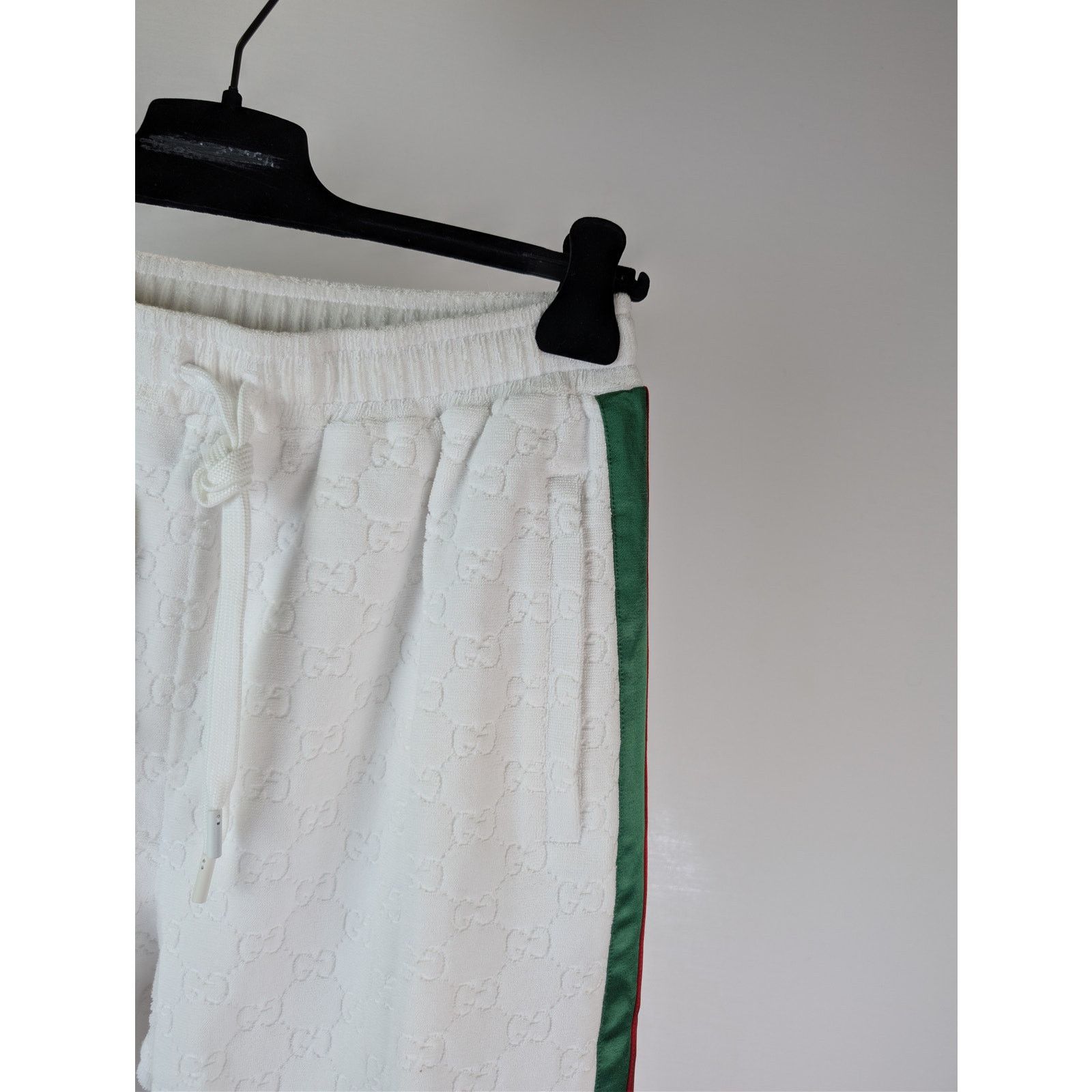 Gucci o1rshd1 GG Cotton Terry Cloth Jogging Pants in White Size US 32 / EU 48 - 5 Thumbnail