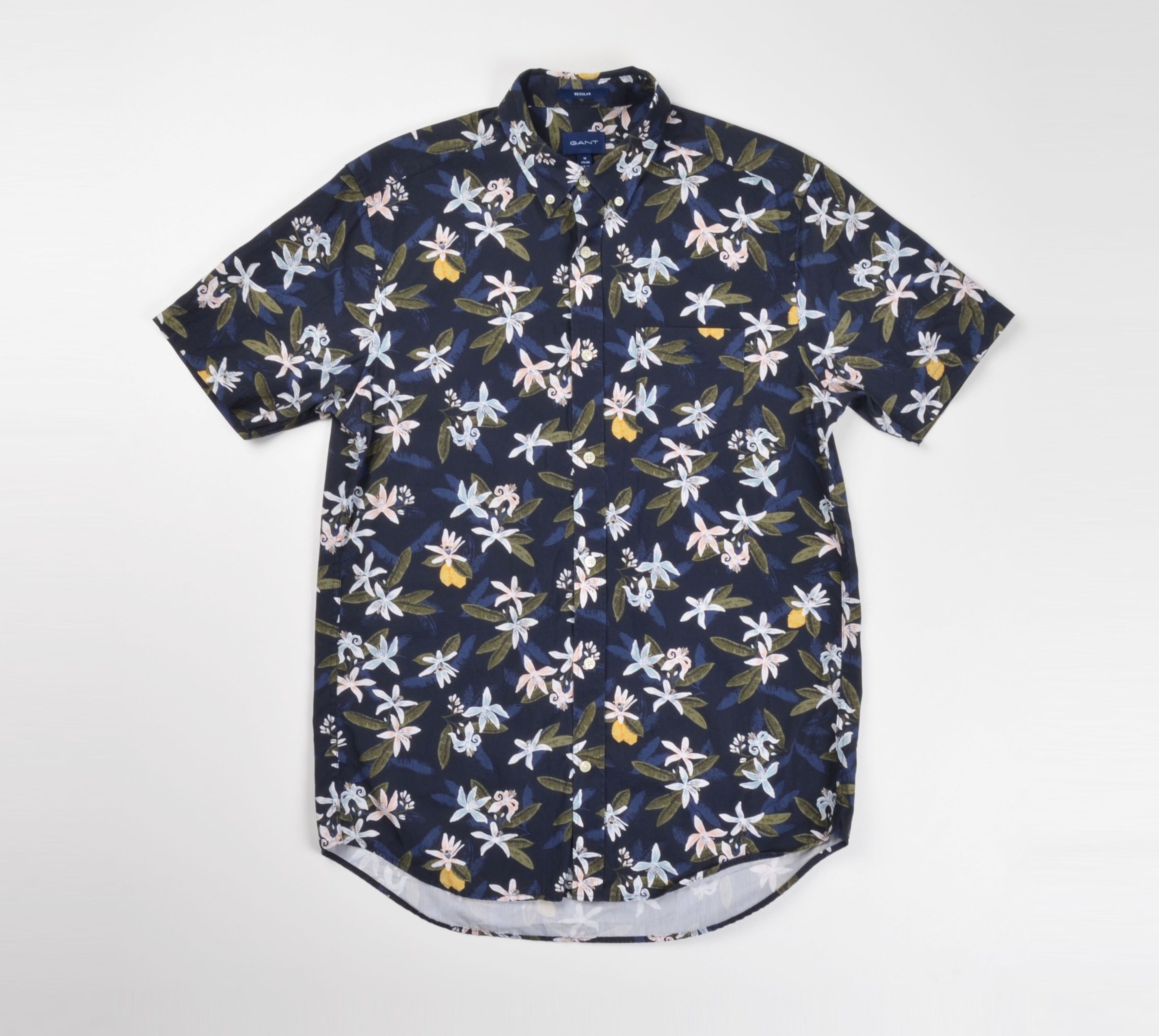 Gant Gant Men's Floral Short Sleeve Button Up Shirt Size US M / EU 48-50 / 2 - 1 Thumbnail