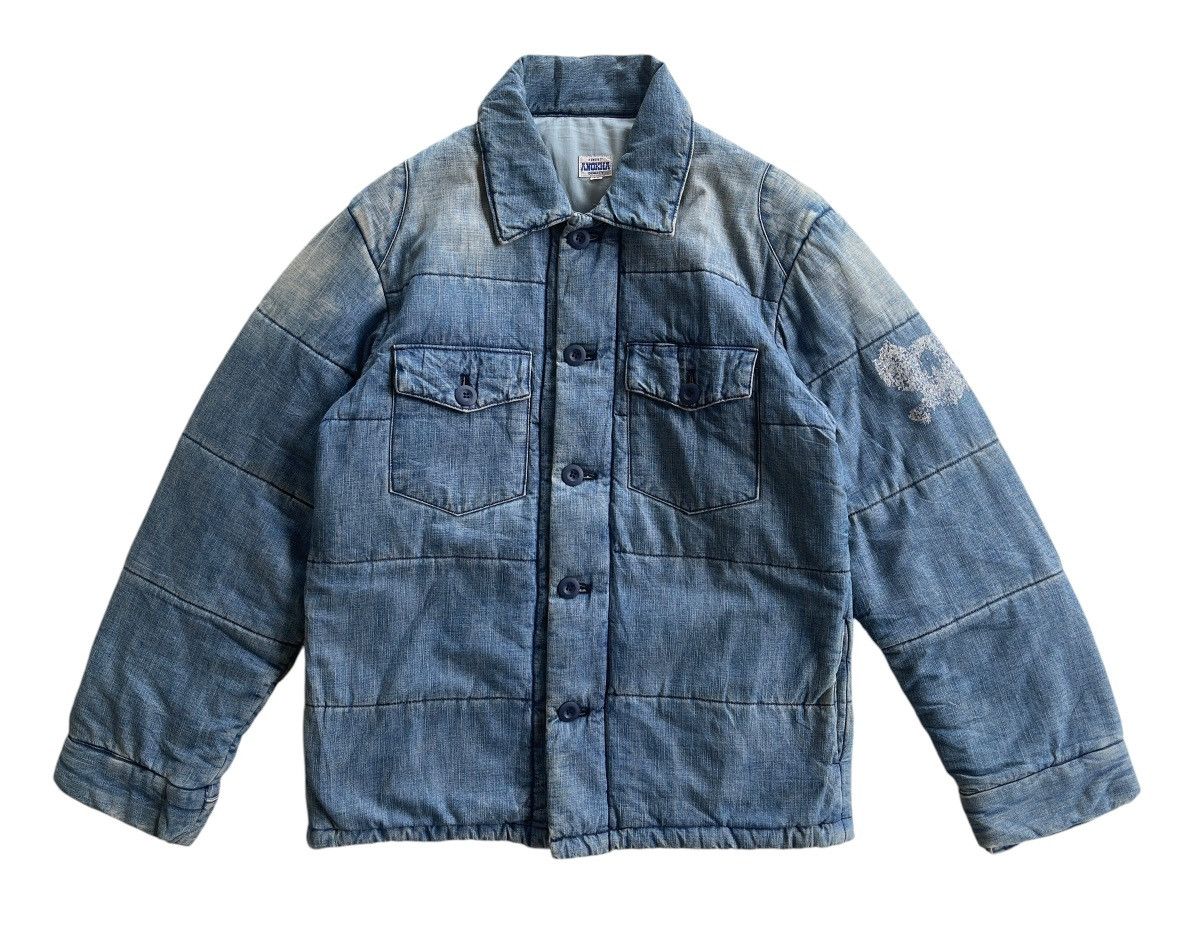Japanese Brand Vintage Anokha Denim Down Jacket Size US M / EU 48-50 / 2 - 3 Thumbnail