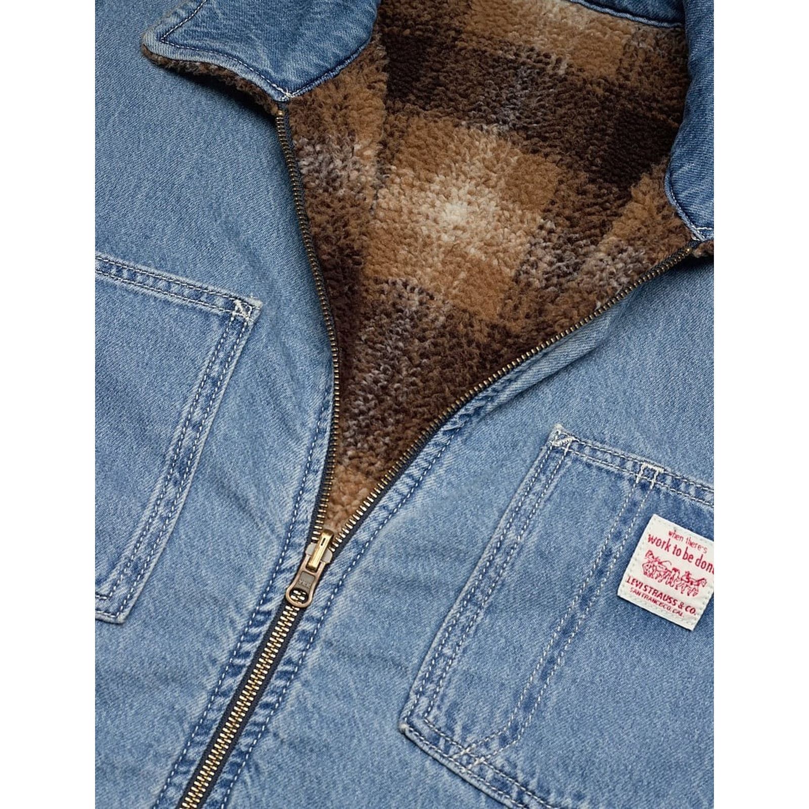 Levi's Levi’s Work Capsule Reversible Chore Barn Flannel Shacket M Size US M / EU 48-50 / 2 - 10 Thumbnail