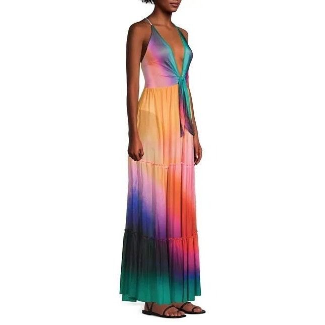 REVOLVE Agua Bendita Pacifico Cosmea Vini Ombré Maxi Dress Size S / US 4 / IT 40 - 2 Thumbnail