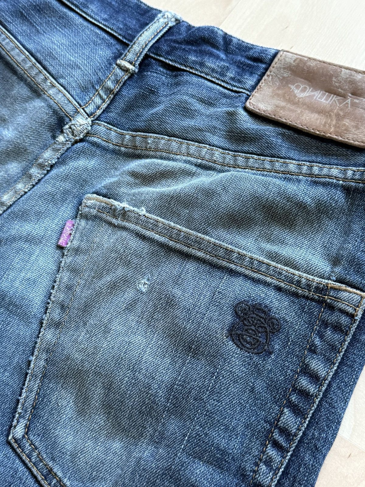 Mishka Mishka NY Bermuda vintage denim skate jeans shorts Size US 32 / EU 48 - 10 Thumbnail