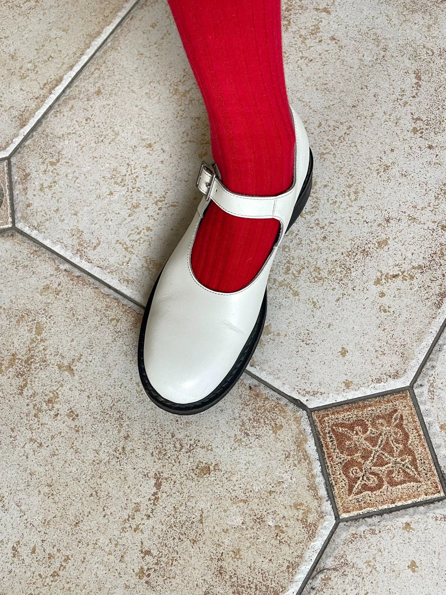 Comme des Garcons CDG Rei Kawakubo women's Mary Jane buckle shoes 38-40 Size US 7.5 / IT 37.5 - 3 Thumbnail