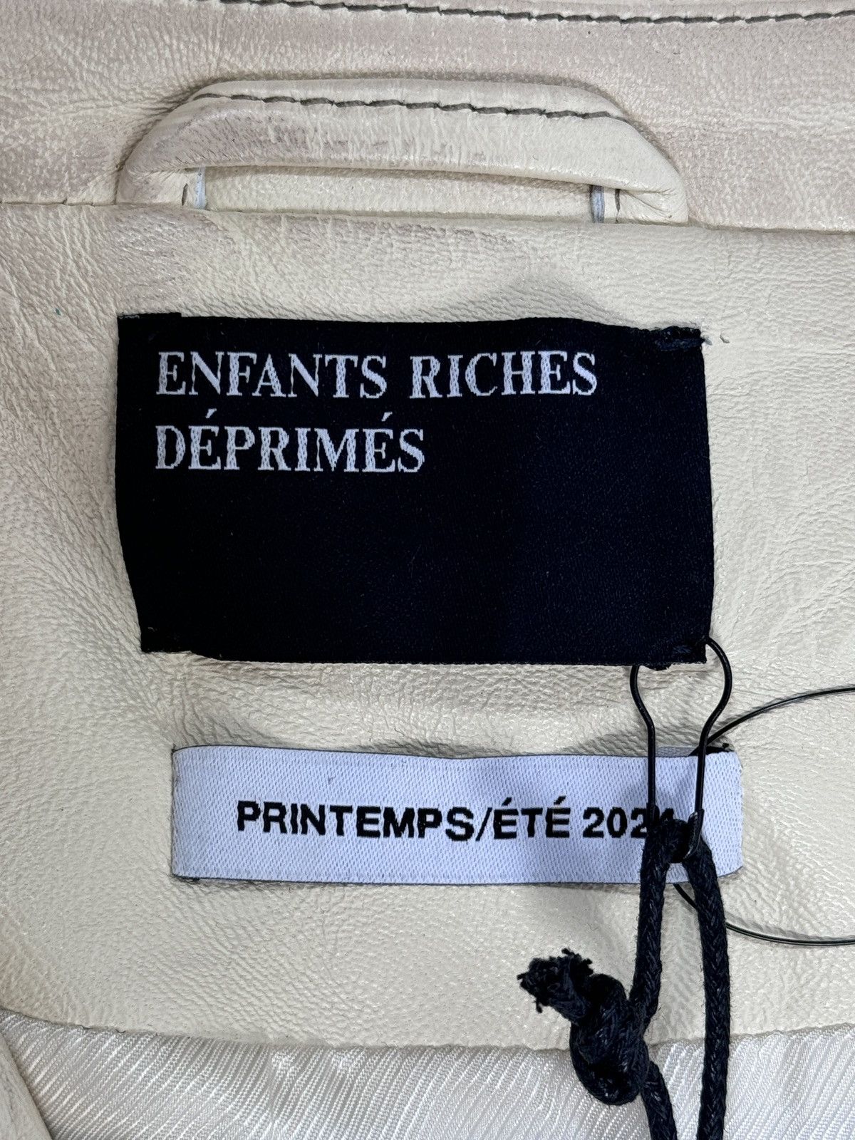 Enfants Riches Deprimes GO TO DALLAS PAINT SPLATTERED LEATHER JACKET RARE Size US XL / EU 56 / 4 - 4 Thumbnail