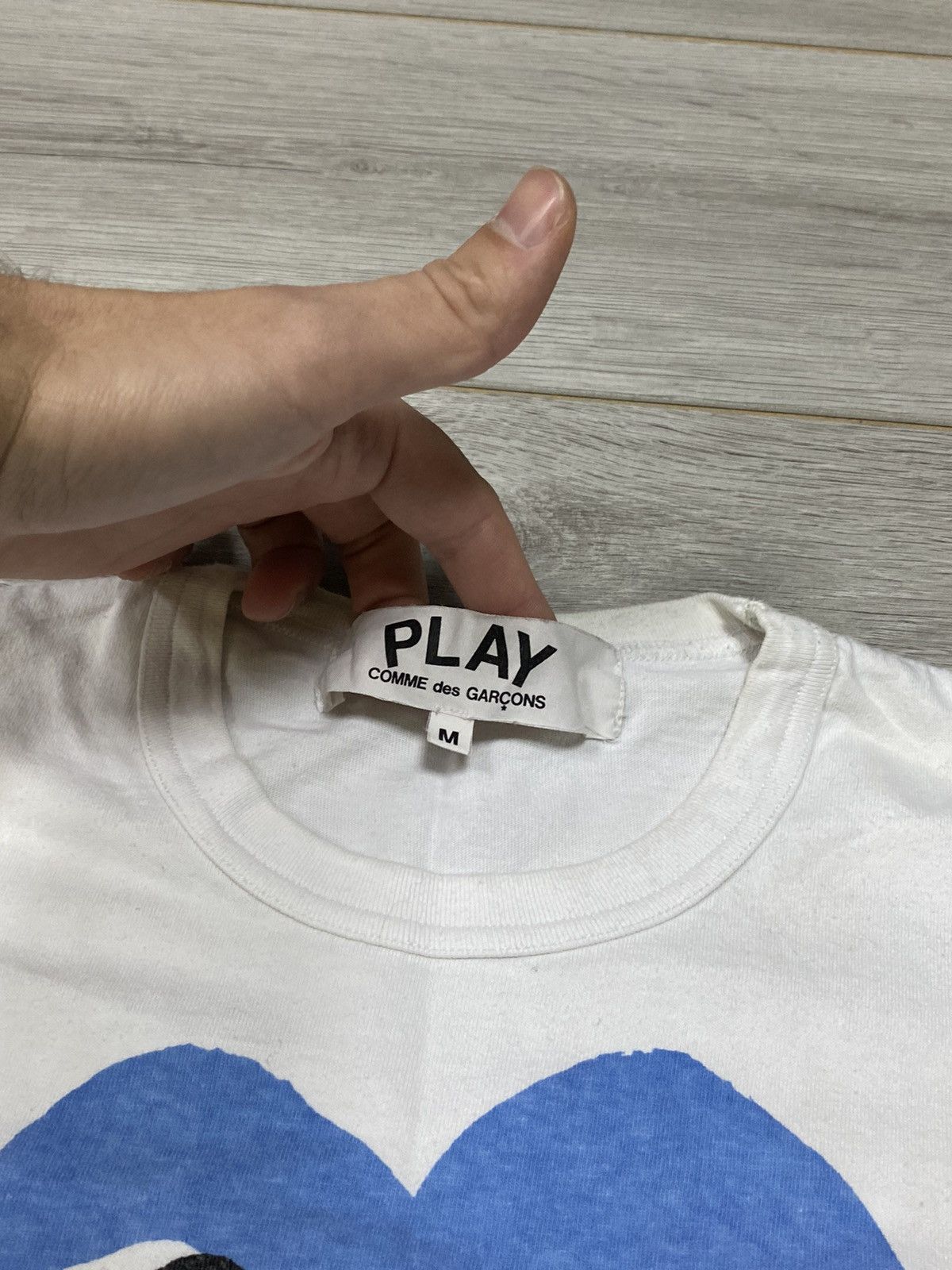 Comme des Garcons PLAY PLAY Comme des garçons vintage big heart t-shirt Size US S / EU 44-46 / 1 - 4 Thumbnail