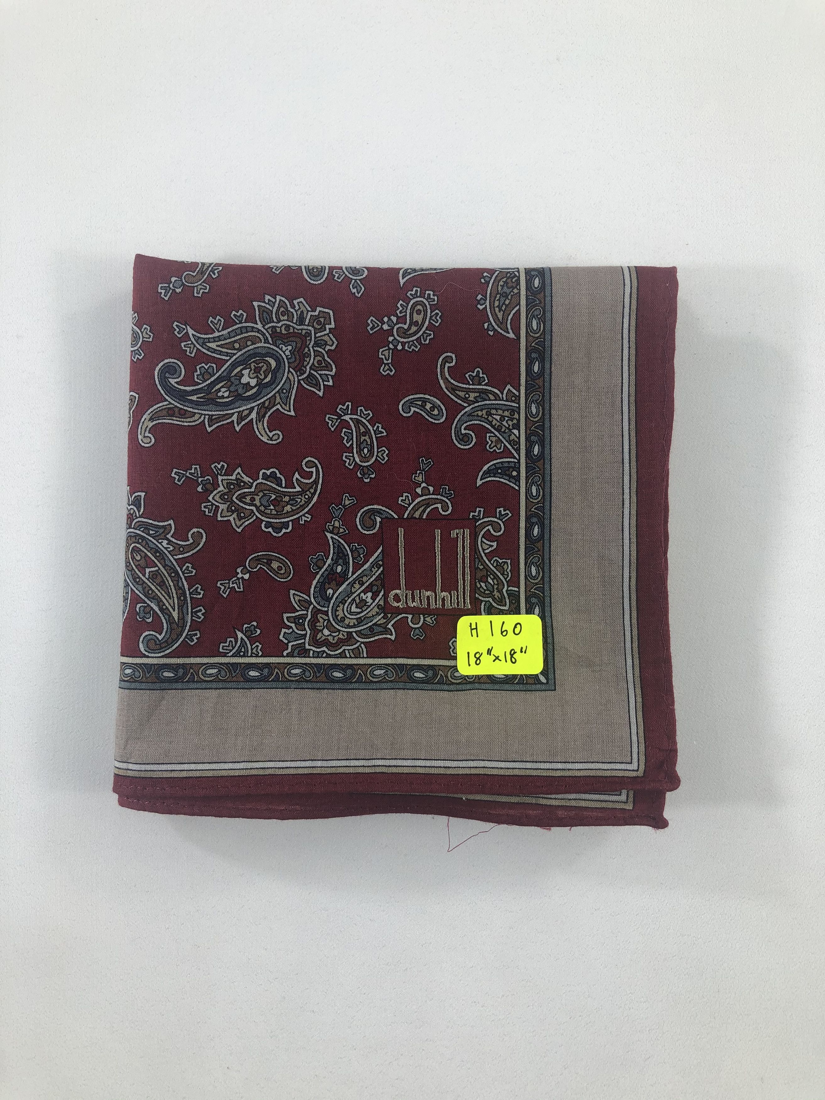 Alfred Dunhill × Vintage Alfred Dunhil Paisley Handkerchief / Bandana / Neckerchief Size ONE SIZE - 4 Thumbnail
