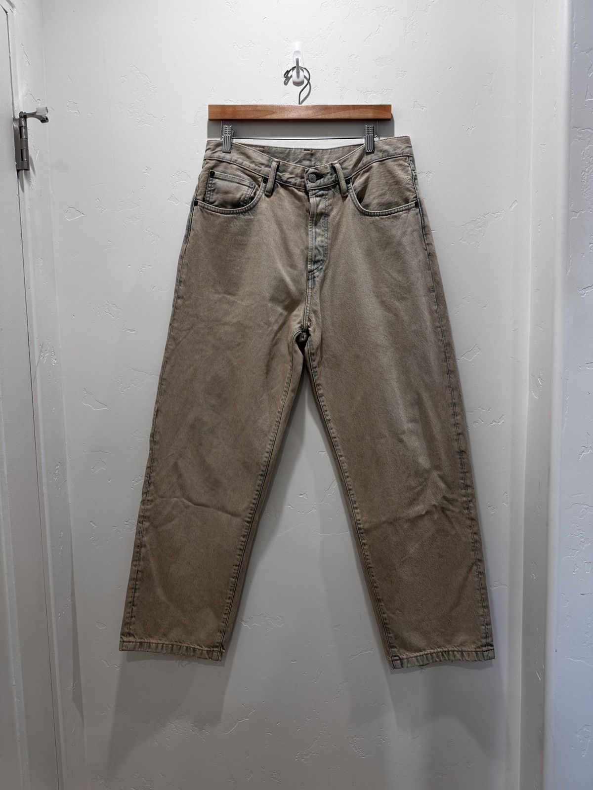 Acne Studios Acne Studios 2021M Rocky Road Beige Loose Bootcut