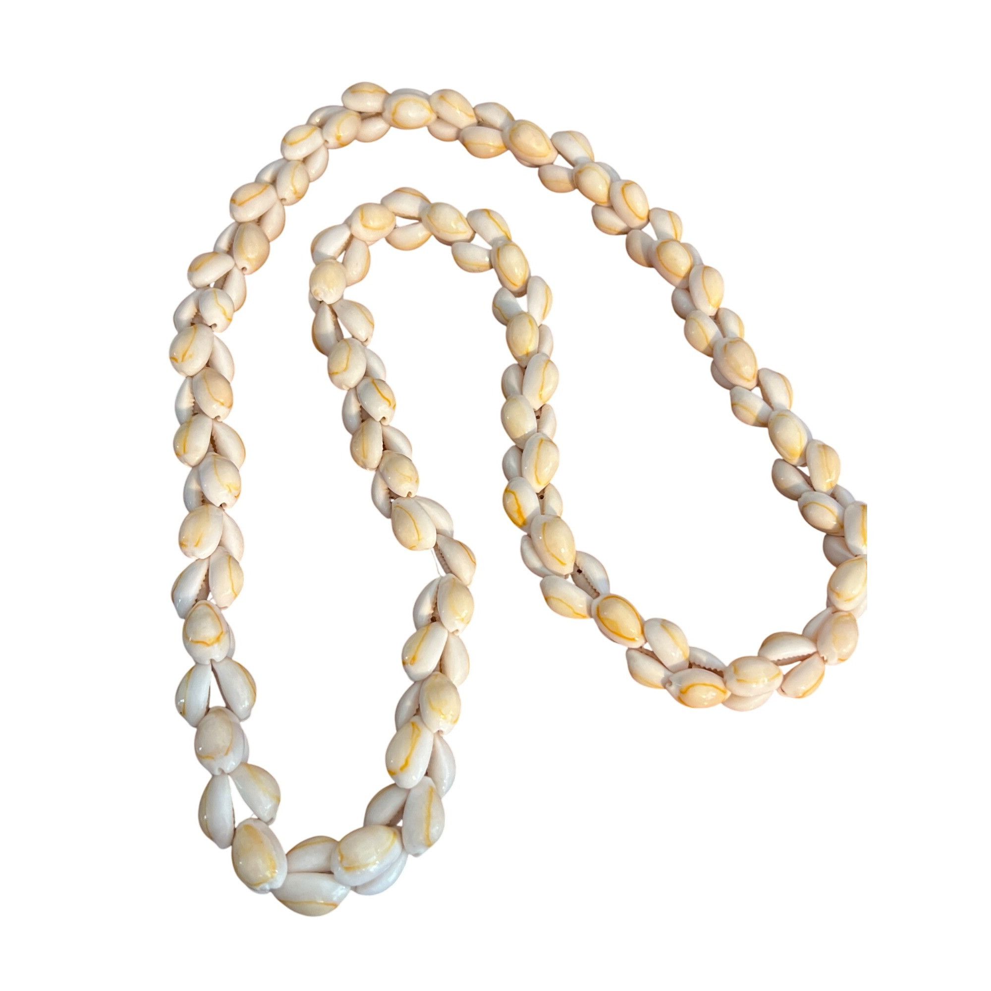 Other Vintage Cowrie Shell Necklace Yellow Accents Ocean Surfer Ha Size ONE SIZE - 1 Thumbnail