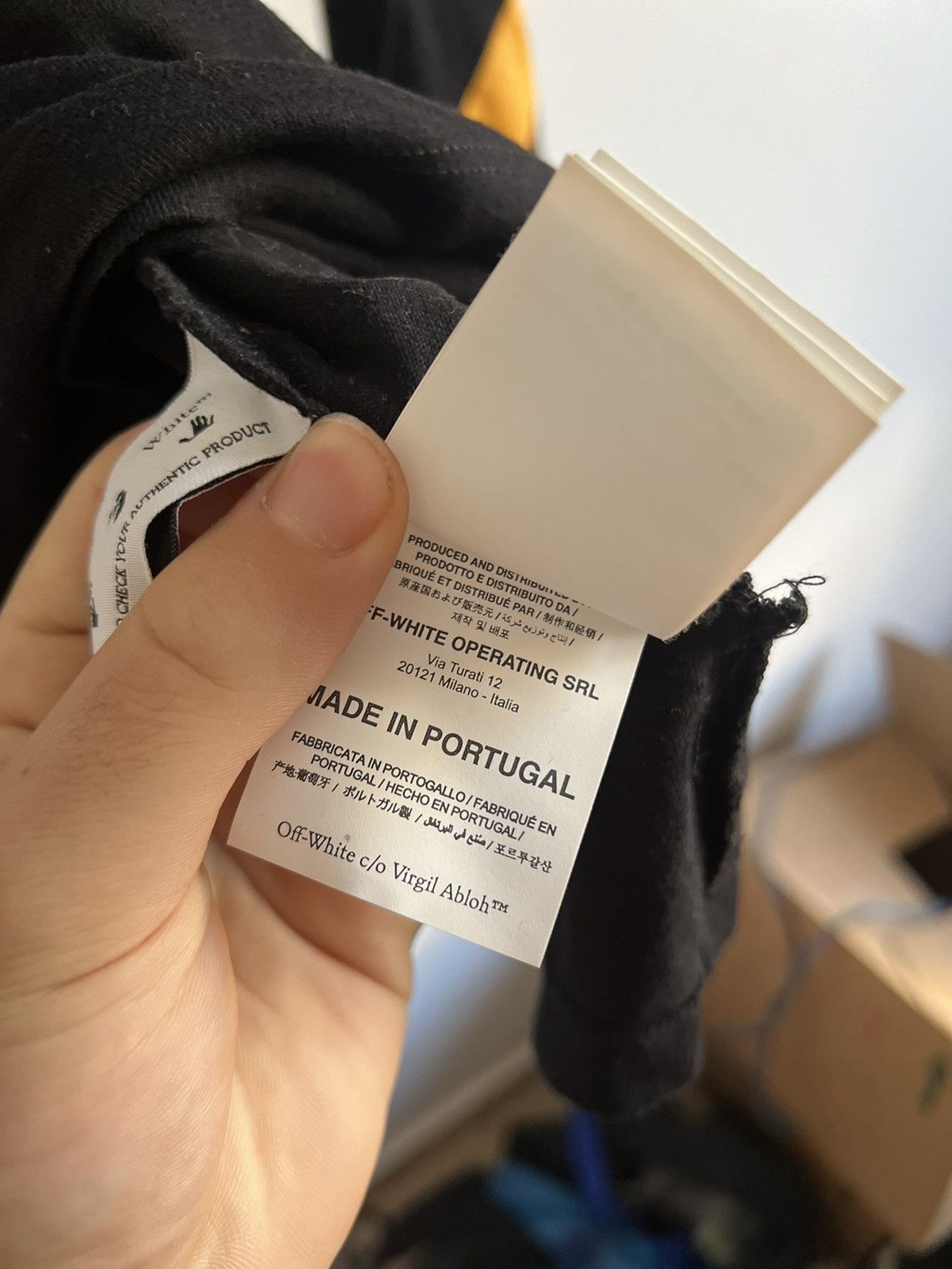 Off-White × Virgil Abloh Off white Caravaggio Long sleeve TEE Size US M / EU 48-50 / 2 - 10 Thumbnail