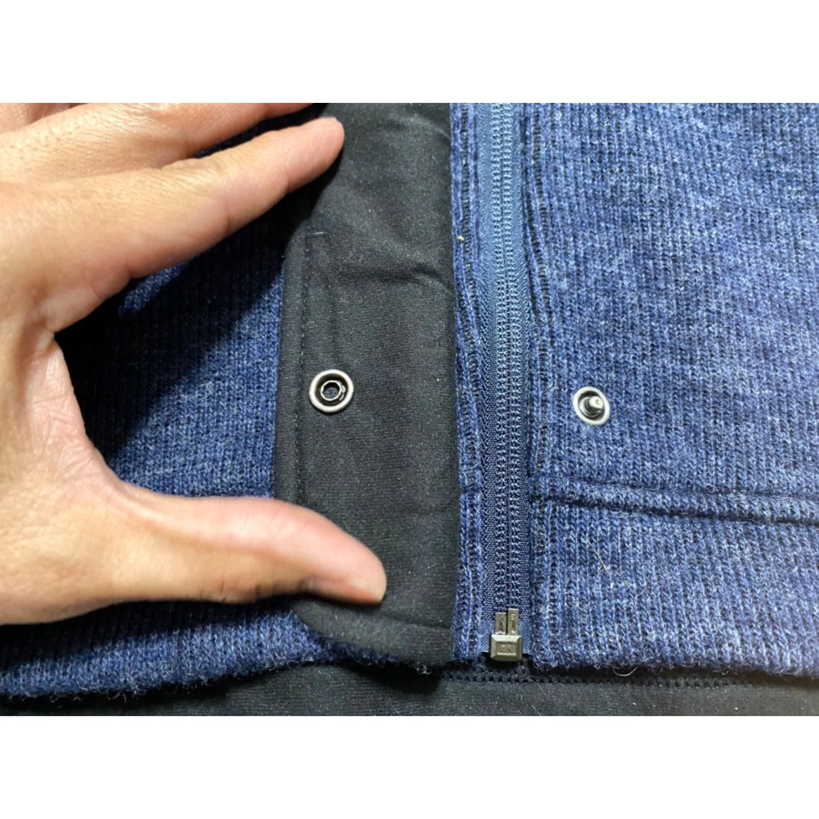 Outdoor Research Outdoor Research Jacket Womens Large Blue Full Zip Knit Wool Blend Pockets 90s Outdoor Theme Mens Womens Girls Boys Size M / US 6-8 / IT 42-44 - 3 Thumbnail