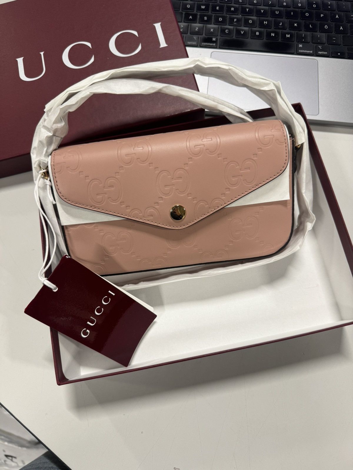 Gucci Gucci GG Monogram Shoulder Bag NEW 1600$ Size ONE SIZE - 1 Thumbnail