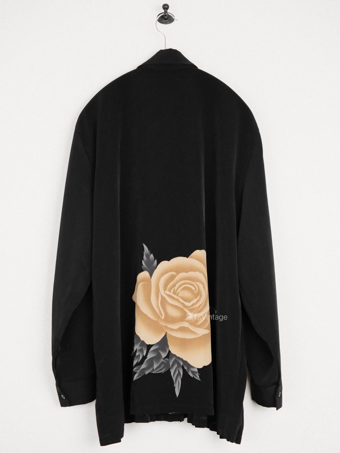 Yohji Yamamoto Yohji Yamamoto 15AW Archive Yellow Rose Yuzen Shirt Size L / US 10 / IT 46 - 2 Thumbnail