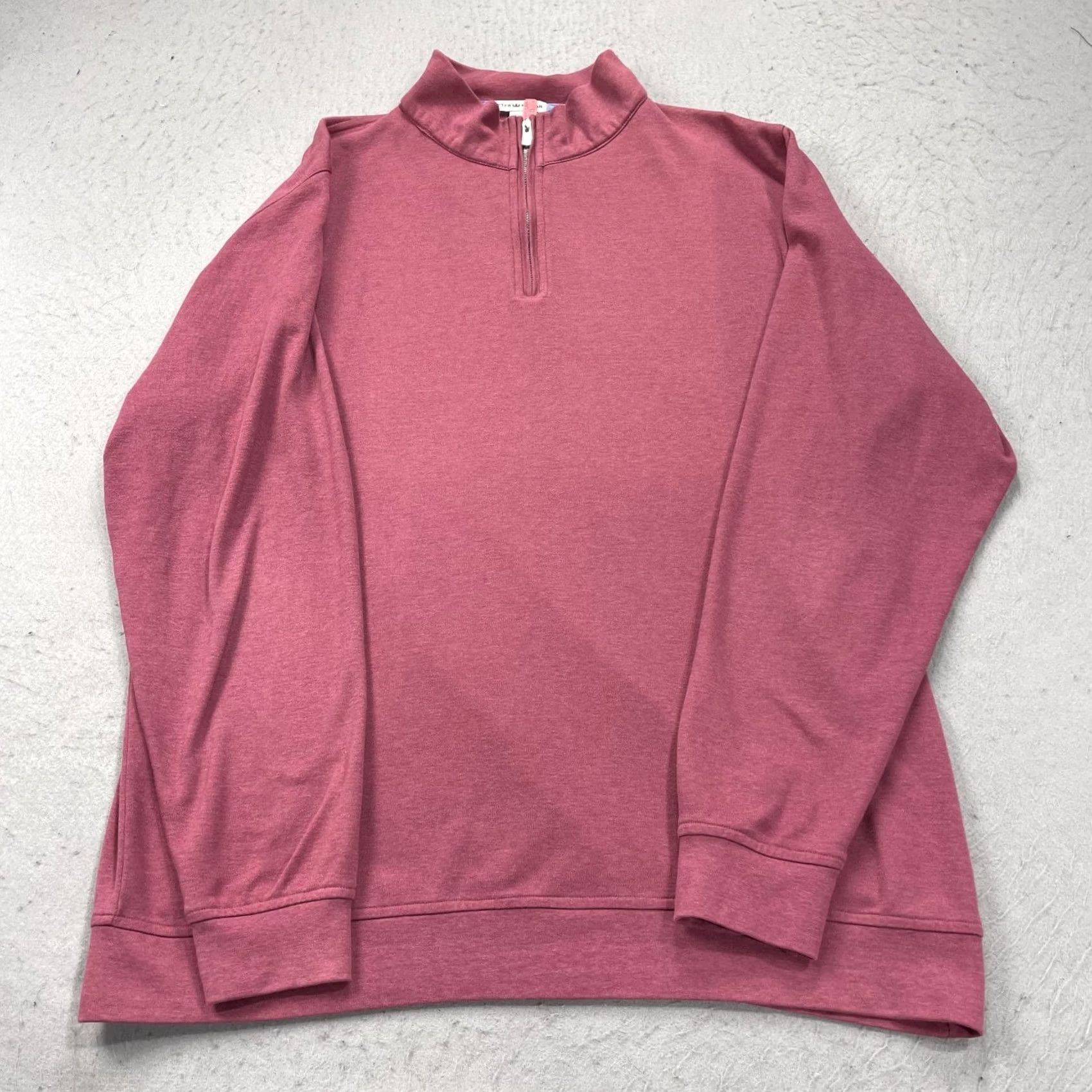 Peter Millar Peter Millar Sweater Mens 2XL Pullover 1/4 Zip Golf Crown Comfort Interlock Purple Knit Mock Neck Casual Weathered 2000s Mens Size US XXL / EU 58 / 5 - 2 Thumbnail