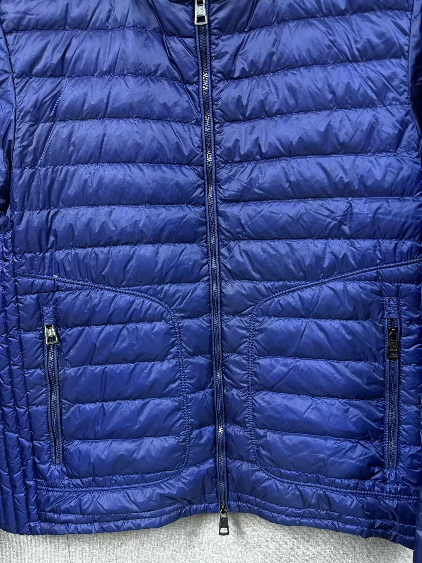 Moncler Moncler Blue Sleeve Patch Puffer Jacket Size 3 Size US L / EU 52-54 / 3 - 4 Thumbnail