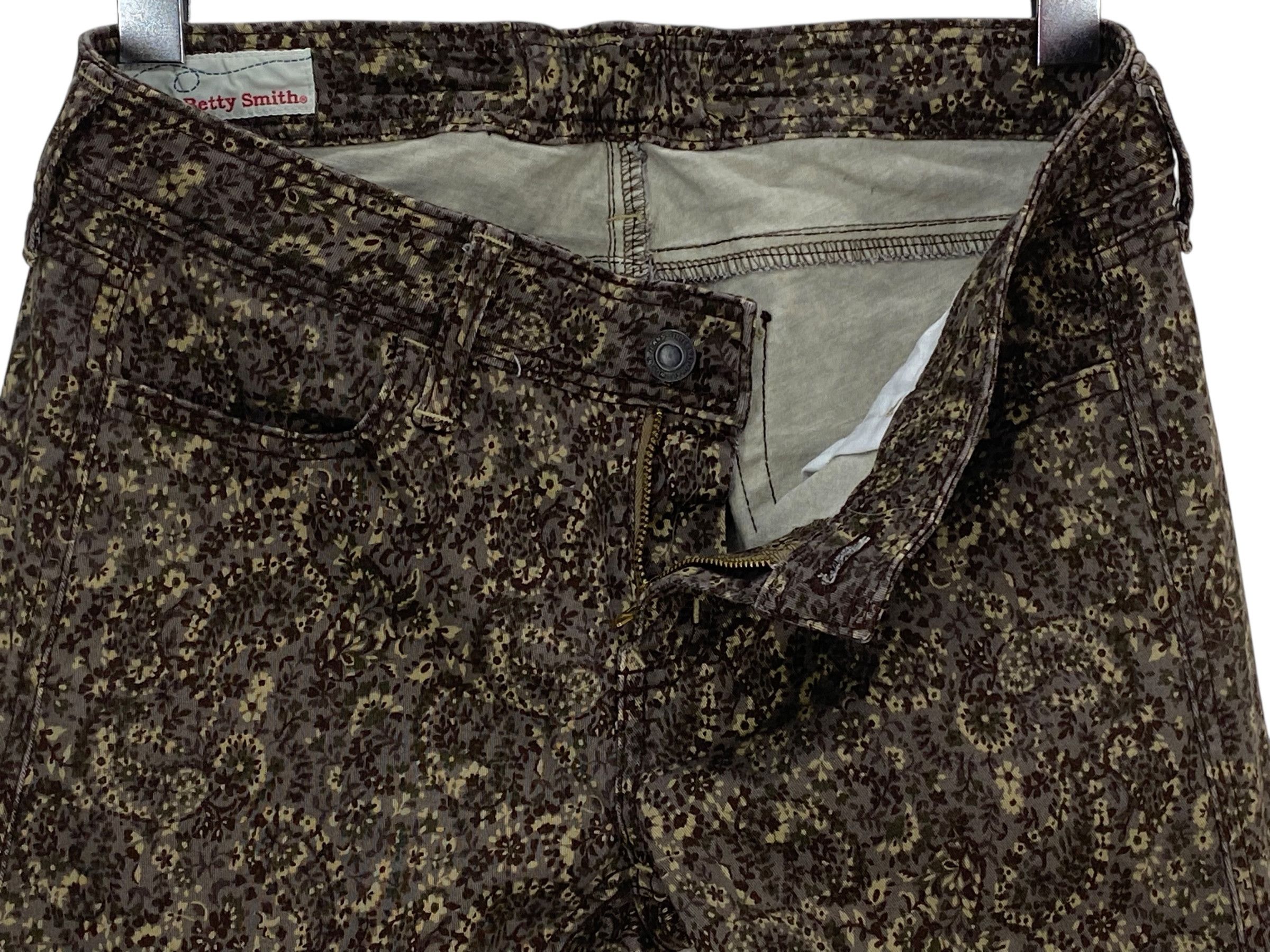 Japanese Brand Betty Smith Skinny Camo Pants Buckle Back Pants Size 26" / US 2 / IT 38 - 4 Thumbnail