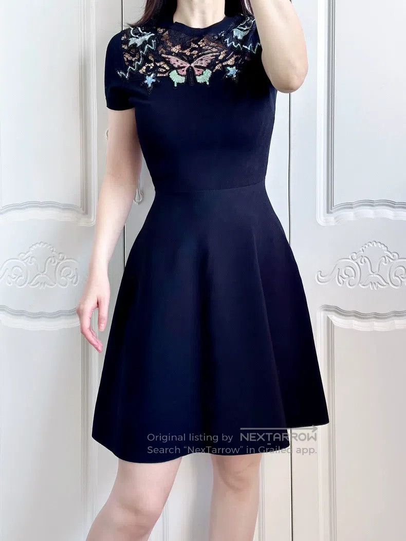 Valentino Valentino Nail beaded butterfly dress Size S / US 4 / IT 40 - 1 Thumbnail