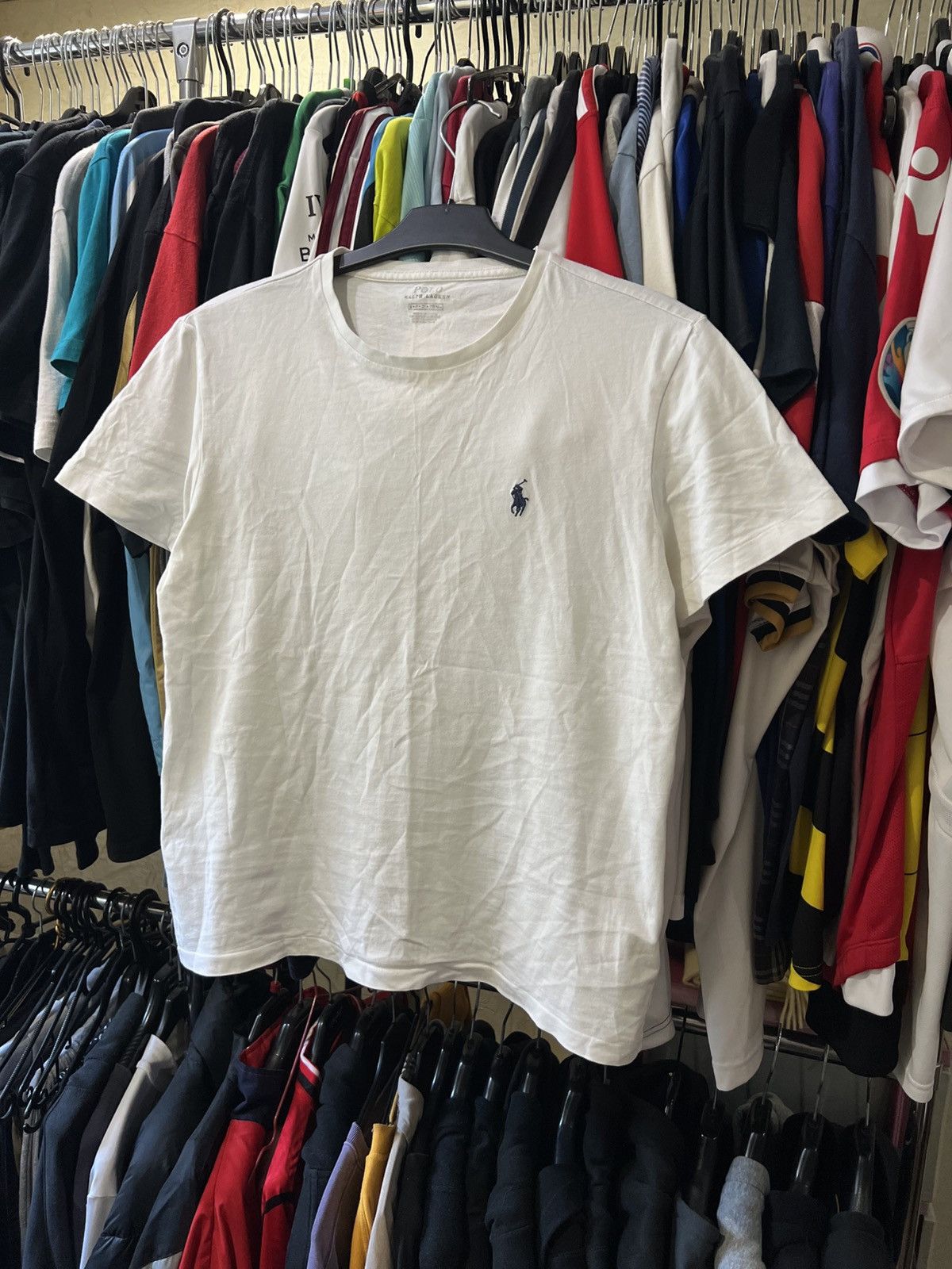 Polo Ralph Lauren SNOW WHITE POLO PALPH LAUREN SMALL HORSE EMBOIDERED T SHIRT Size US S / EU 44-46 / 1 - 1 Thumbnail