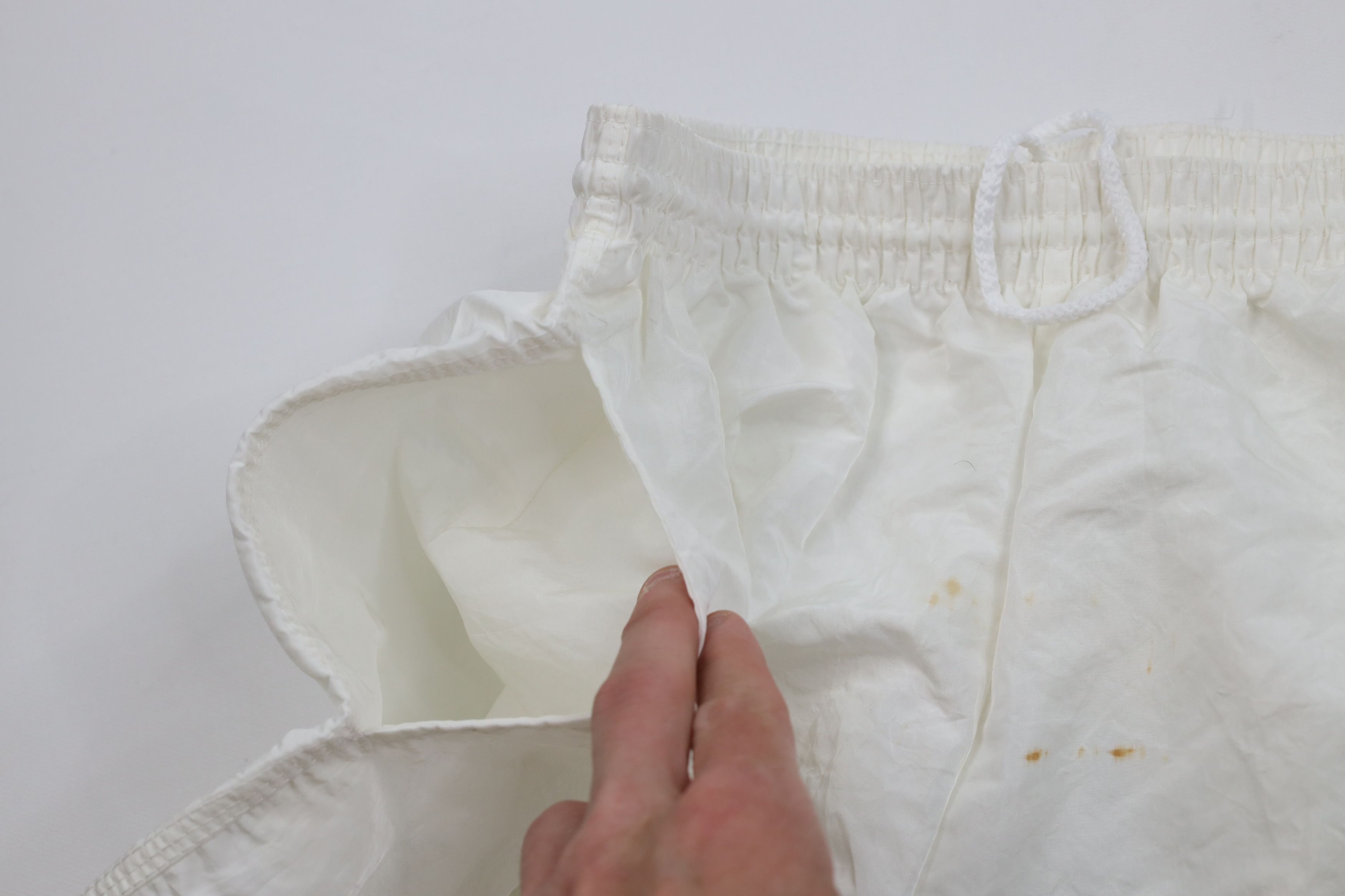 Vintage Vintage 90s Surf Style Windbreaker Joggers Pants White USA Size US 32 / EU 48 - 9 Thumbnail