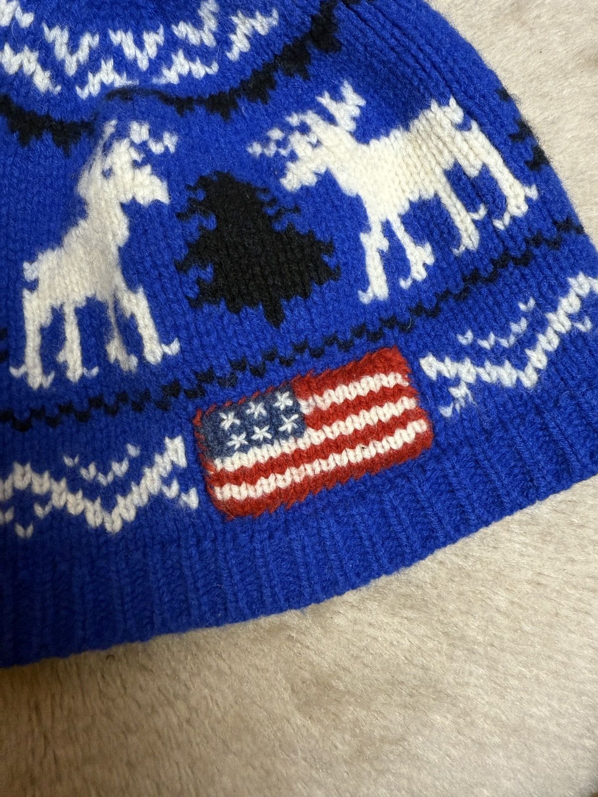 Polo Ralph Lauren Ralph Lauren USA Beanie Holiday Winter Hat Size ONE SIZE - 4 Thumbnail