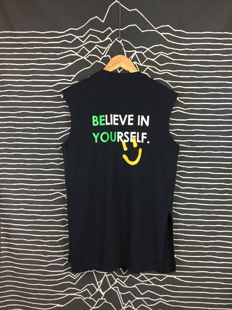 Vintage Tom Greyhound Believe In Yourself Sleeveless Tee Size US XS / EU 42 / 0 - 1 Thumbnail