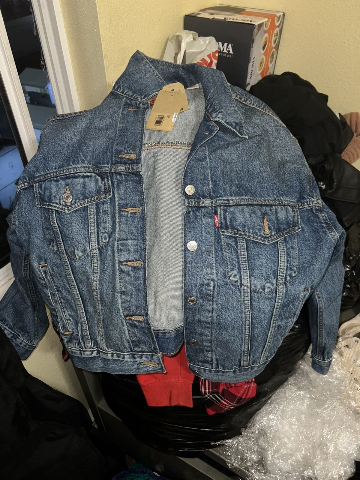 Levi's Levi’s Medium Wash 90s Trucker Denim Jean Jacket Brand New Size US S / EU 44-46 / 1 - 1 Thumbnail
