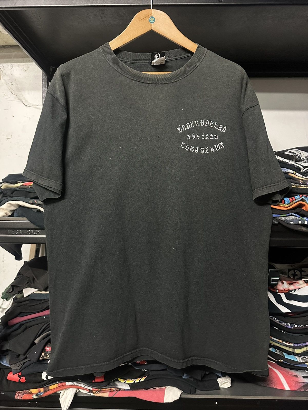 Vintage Thrashed Vintage Black Dallas American Motorcycle Tee Size US XL / EU 56 / 4 - 7 Thumbnail