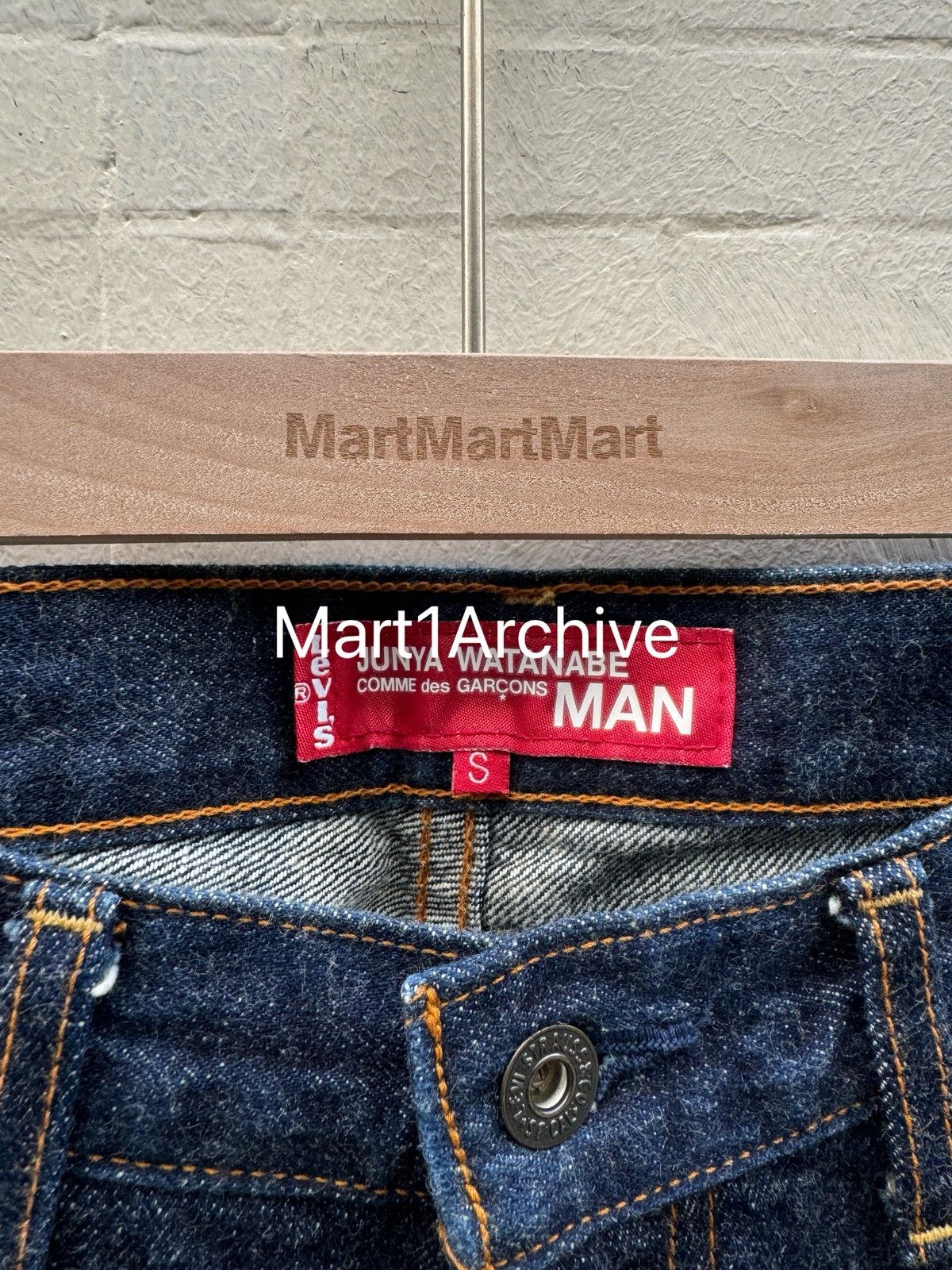 Junya Watanabe Junya Watanabe × Comme des Garçons × Levi’s 02SS “Poem”denim Size US 32 / EU 48 - 6 Thumbnail
