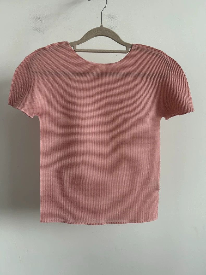 Issey Miyake Issey Miyake Short Sleeve Top FK516me - dmc Size US M / EU 48-50 / 2 - 1 Thumbnail