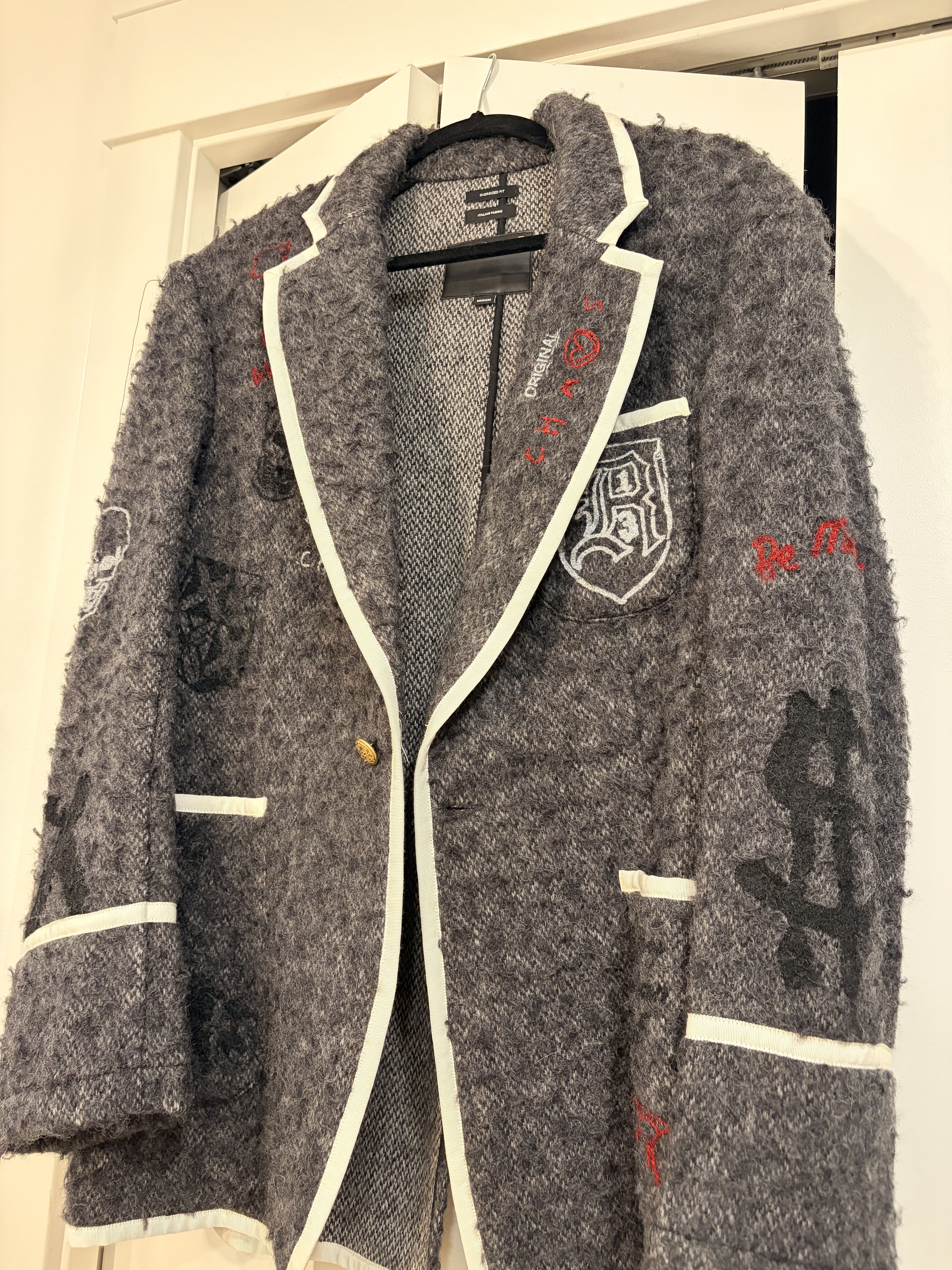 R13 R13 Virgin wool blazer Size 40L - 1 Thumbnail