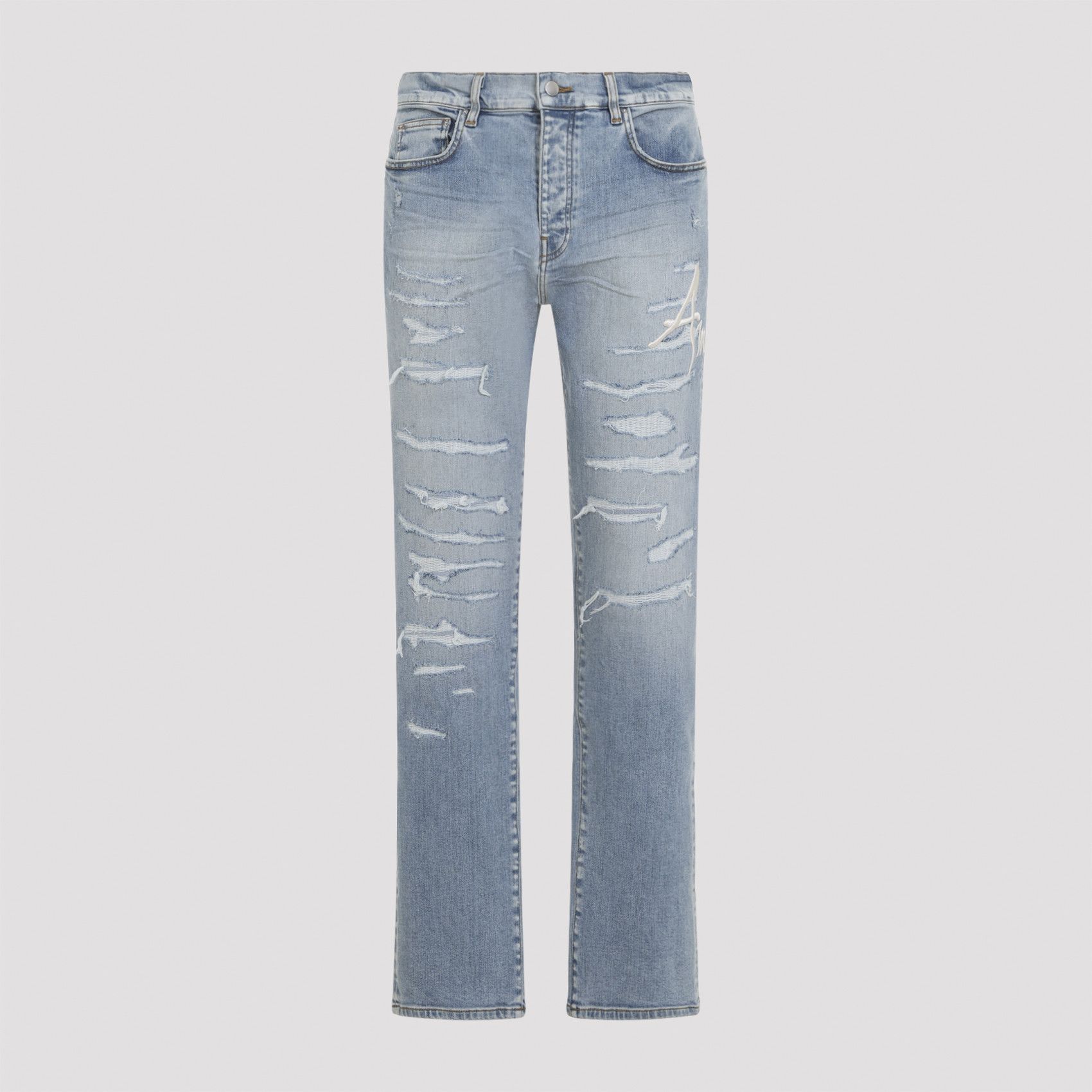 Amiri Amiri Blue Ultrasuede MX1 Jeans 33 Waist | Grailed