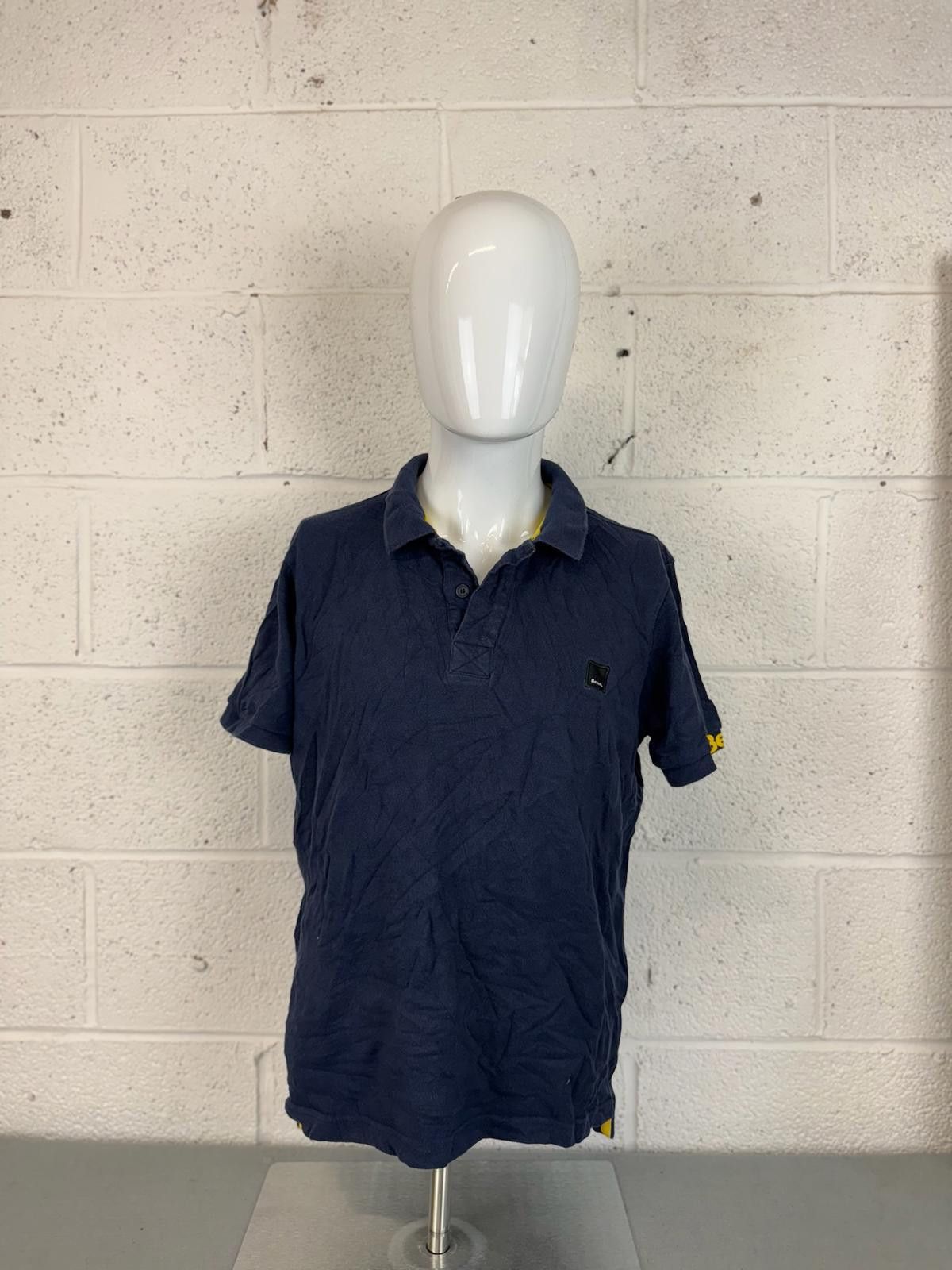 Bench Bench Navy Blue Polo Shirt Men's Size XL Size US XL / EU 56 / 4 - 1 Thumbnail