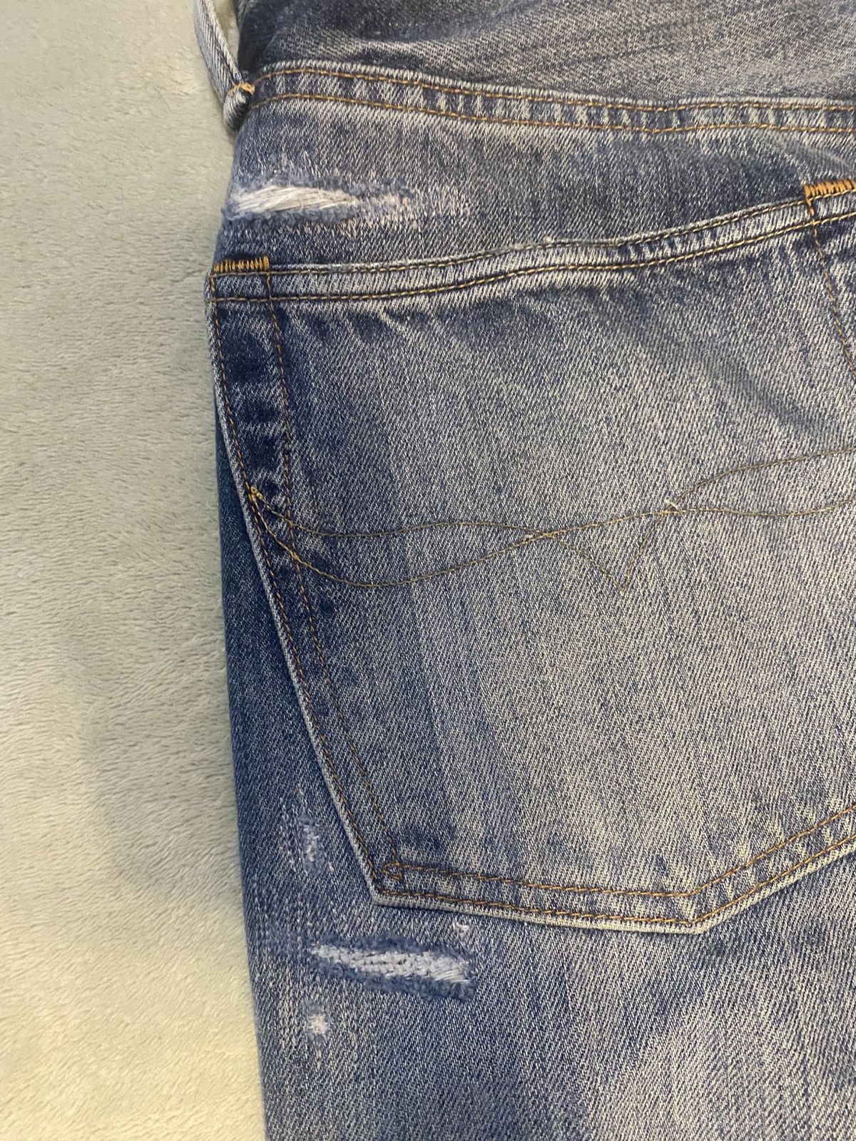 Polo Ralph Lauren vintage Polo Ralph Lauren distressed demin Size US 34 / EU 50 - 16 Thumbnail