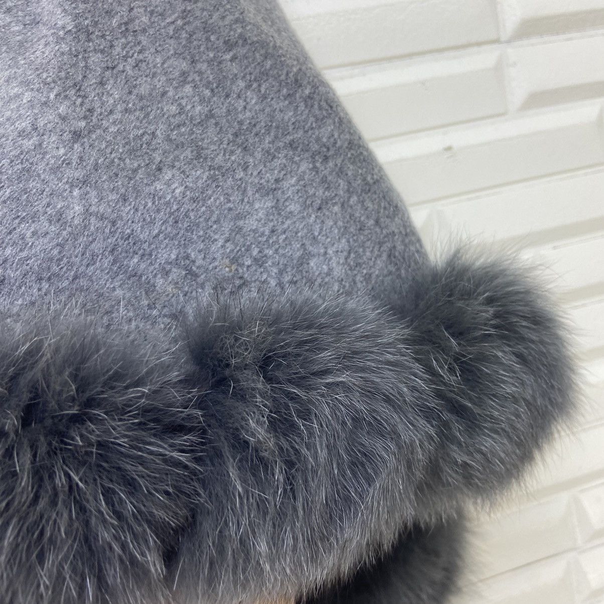 Sagafurs Saga Furs Blue Fox & Rabbit Ponchos Size M / US 6-8 / IT 42-44 - 14 Thumbnail