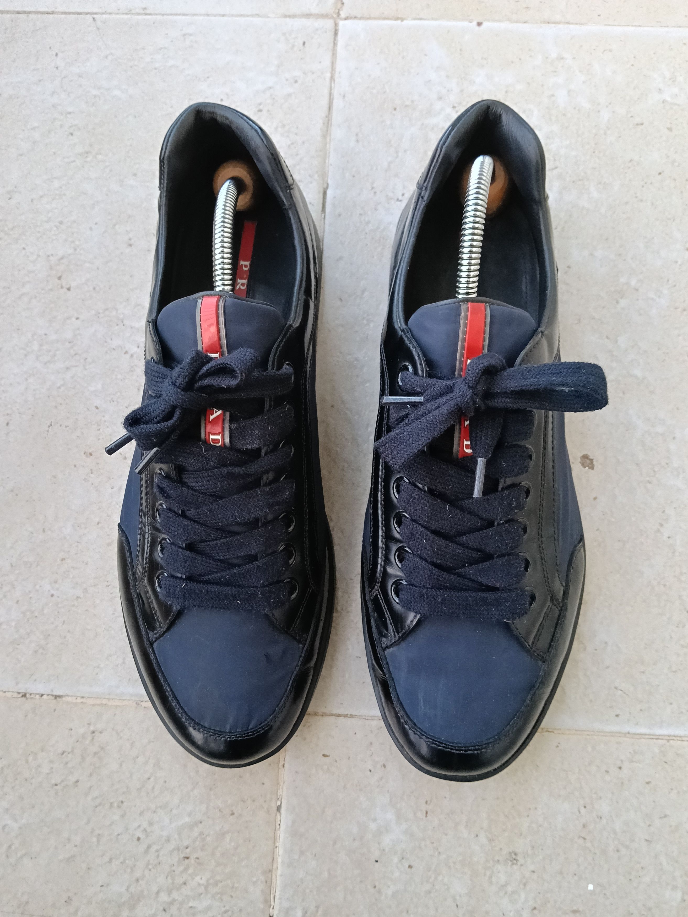 Prada Prada nylon and leather sneakers Size US 10 / EU 43 - 5 Thumbnail
