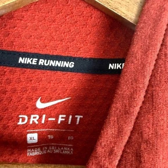 Nike NIKE Running Therma Sphere Element Burnt Orange Quarter Zip Pullover Mens XL Size US XL / EU 56 / 4 - 4 Thumbnail