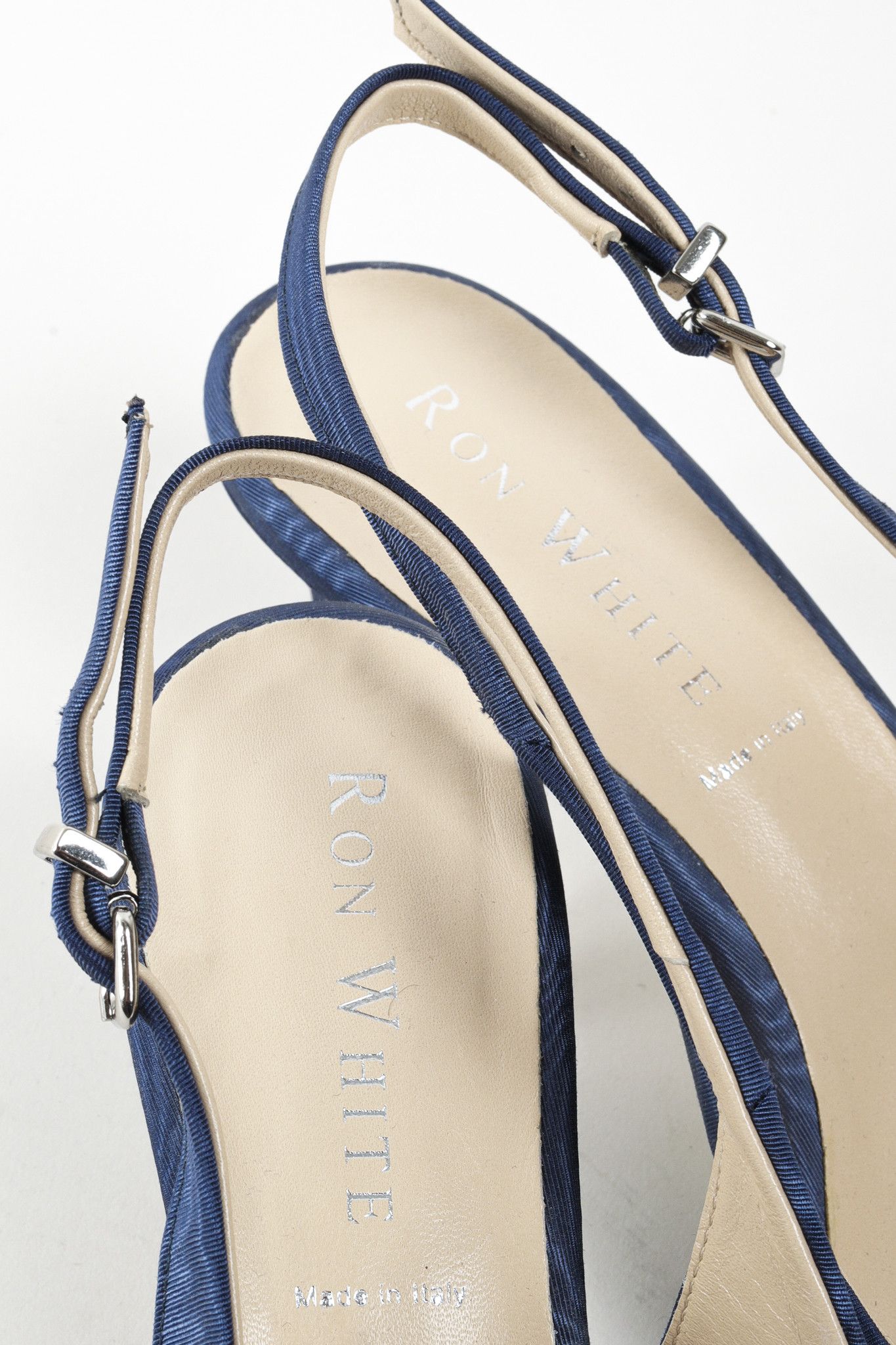 Ron White Ron White Queenie Navy Sling Back Pump Size US 11 / IT 41 - 9 Thumbnail