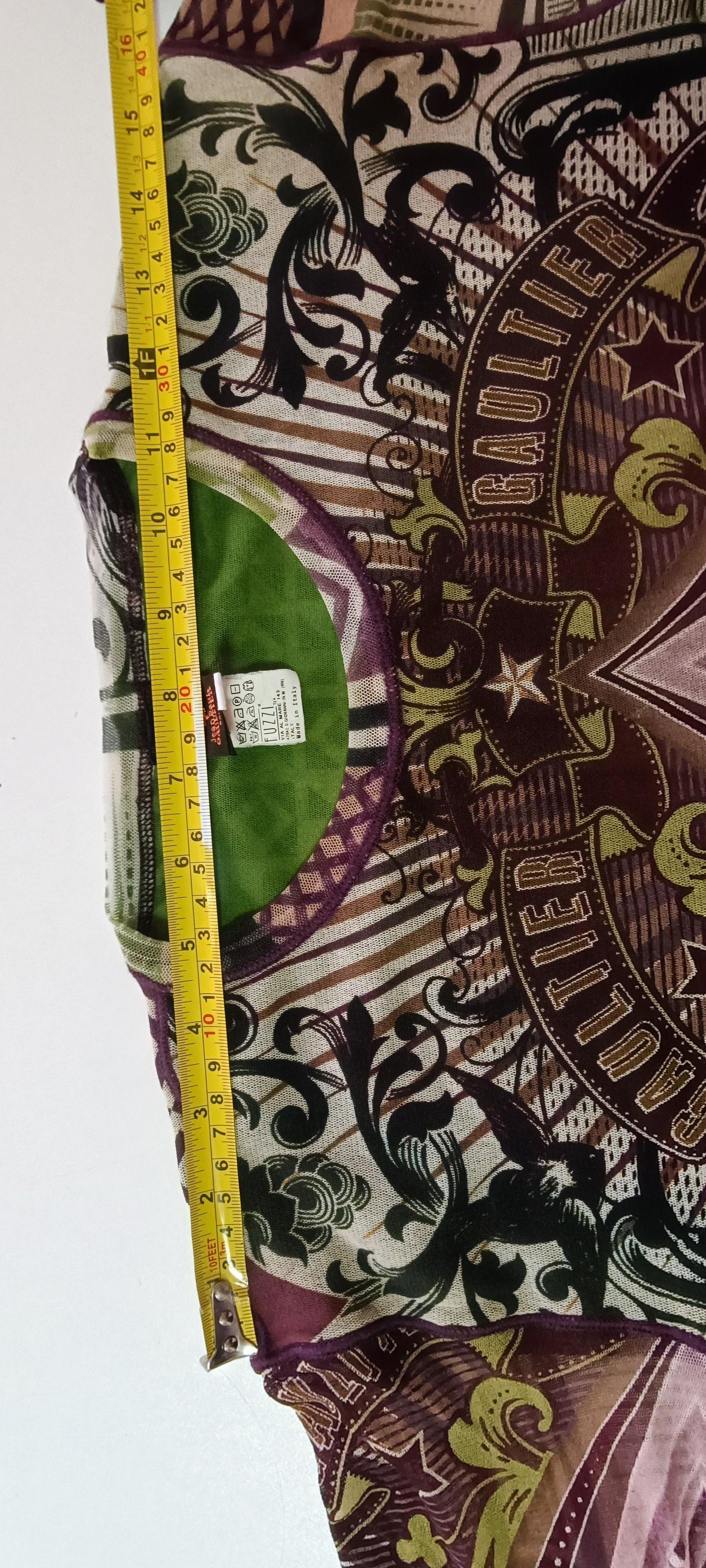 Jean Paul Gaultier 2000's - Poker nylon mesh top Size US S / EU 44-46 / 1 - 21 Thumbnail