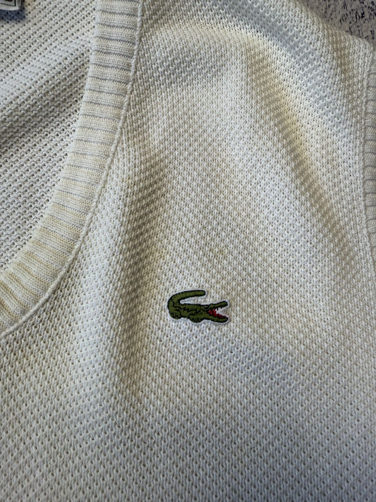 Lacoste Chemise Lacoste Vest Sweater Made In France Size US M / EU 48-50 / 2 - 11 Thumbnail