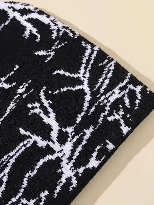 Japanese Brand × Vintage Lightning Pattern Beanie Size ONE SIZE - 3 Thumbnail