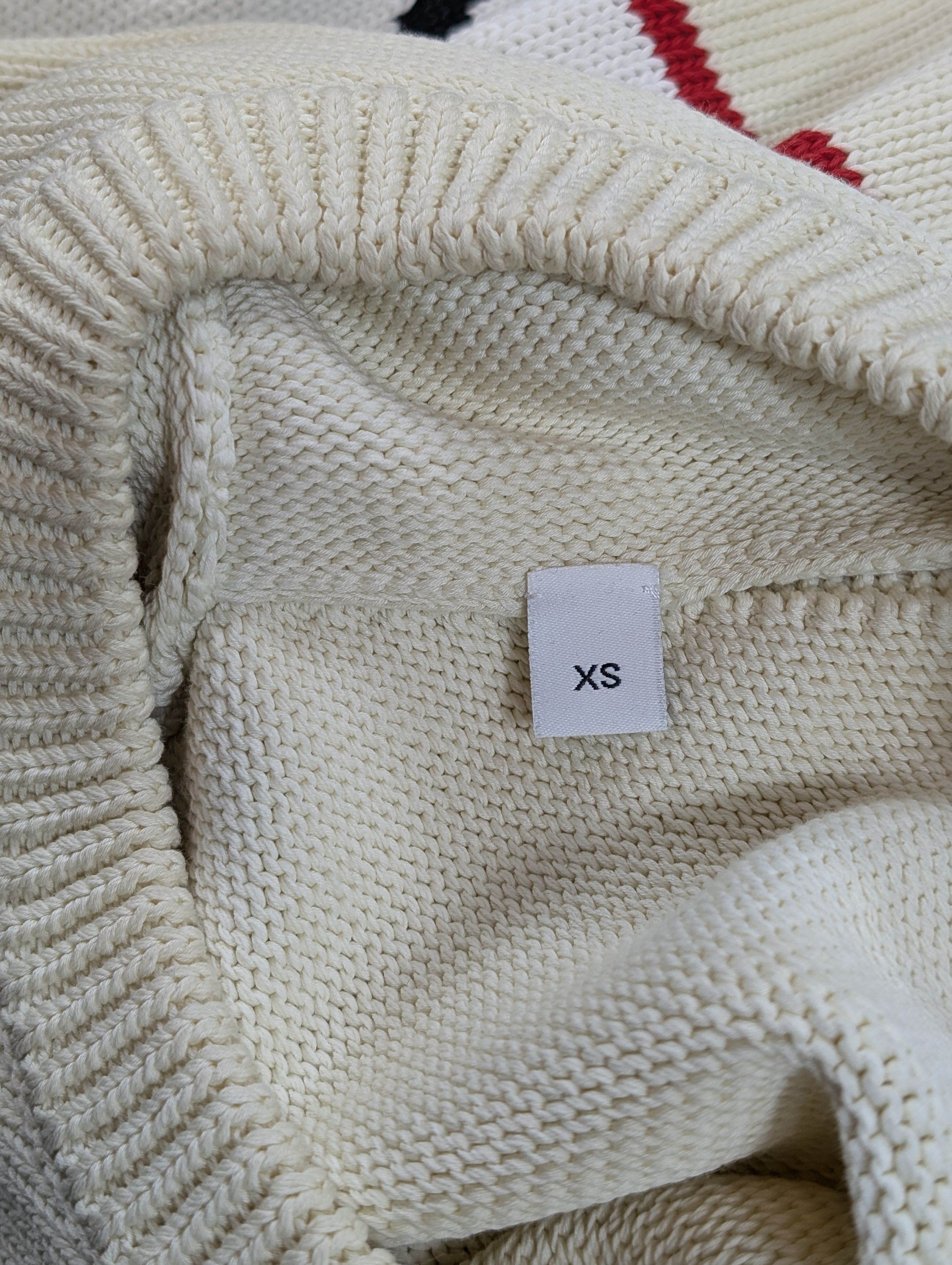 Givenchy Givenchy Upside Down Reverse Off White Logo Knit Sweater Size US S / EU 44-46 / 1 - 5 Thumbnail