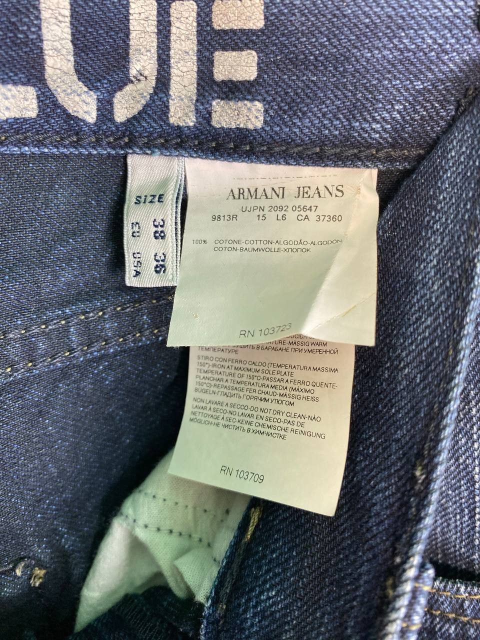 Armani Vintage streetwear y2k hype Armani Jeans Size US 36 / EU 52 - 4 Thumbnail