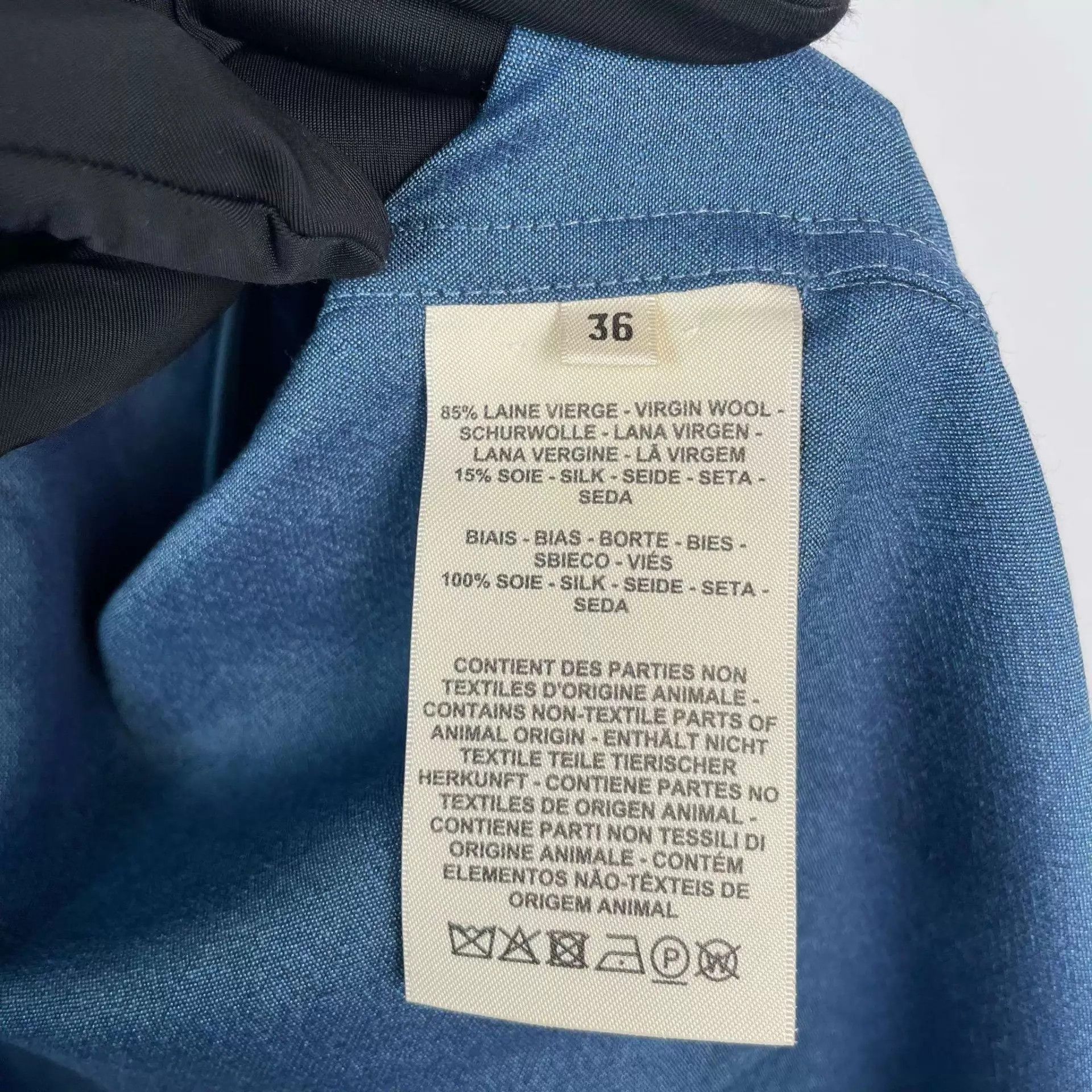 Hermes Hermès Blue Suit Jkt Robe 36/S Size XS / US 0-2 / IT 36-38 - 5 Thumbnail